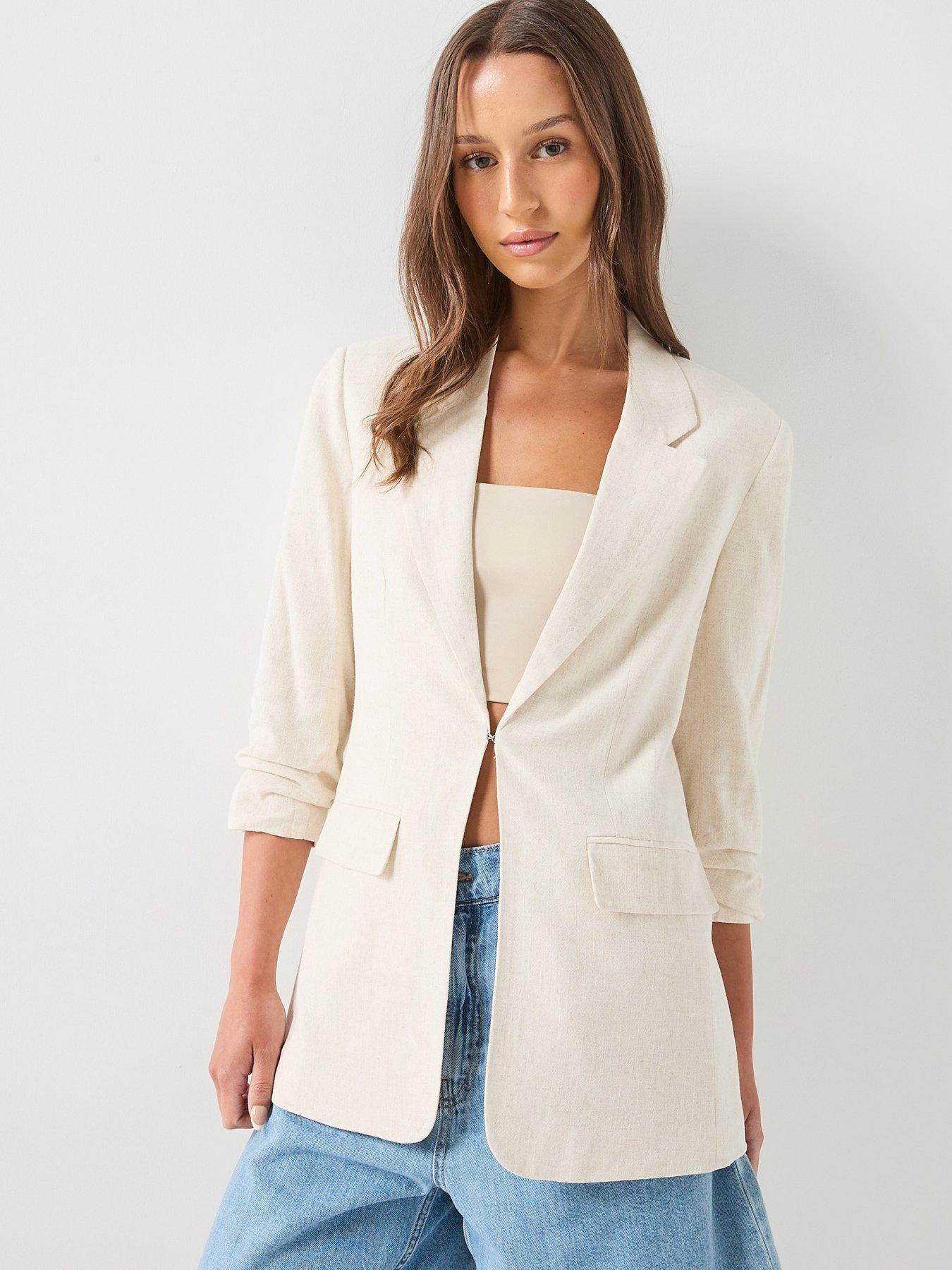 Vero Moda Vmsisse 3/4 Sl Slim Blazer - Grey