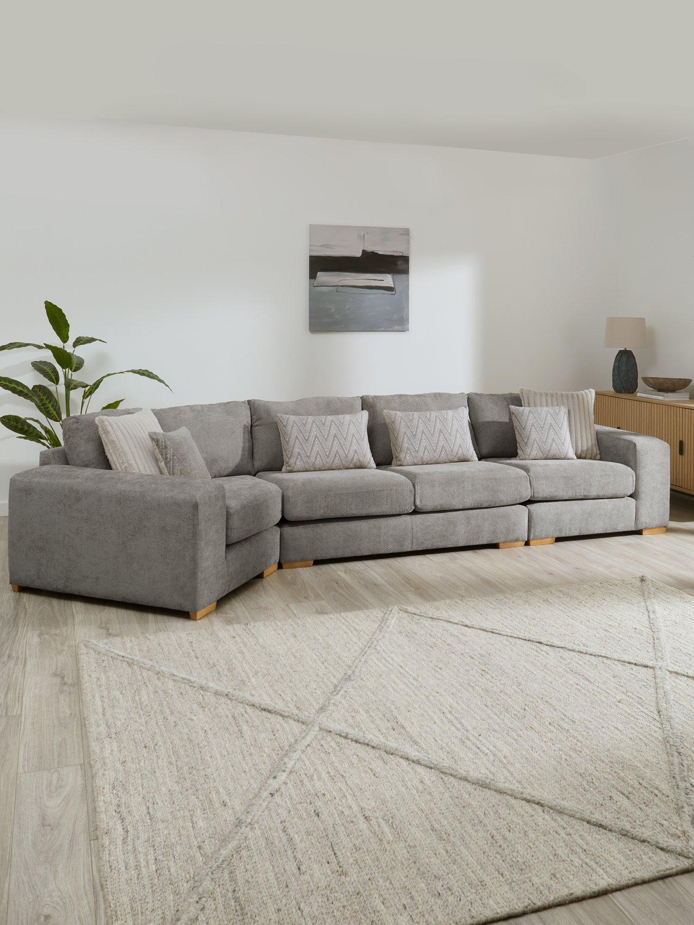 The Very Collection Broadgate Large Left Hand Cozy Modular Sofa - Made to Order in the UK