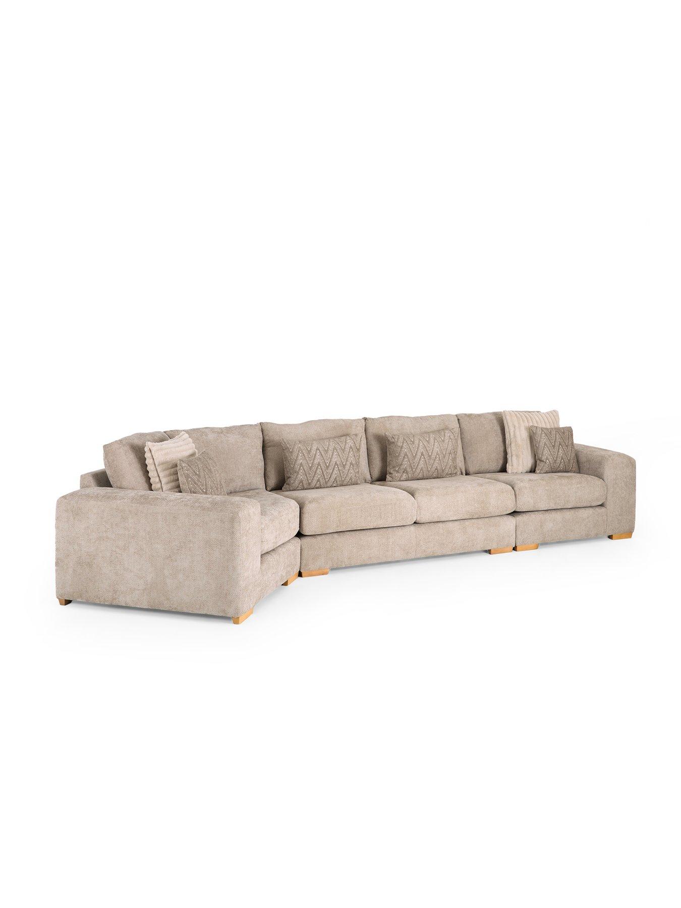 Image 3 of 8 of The Very Collection Broadgate Large Left Hand Cozy Modular Sofa - Made to Order in the UK