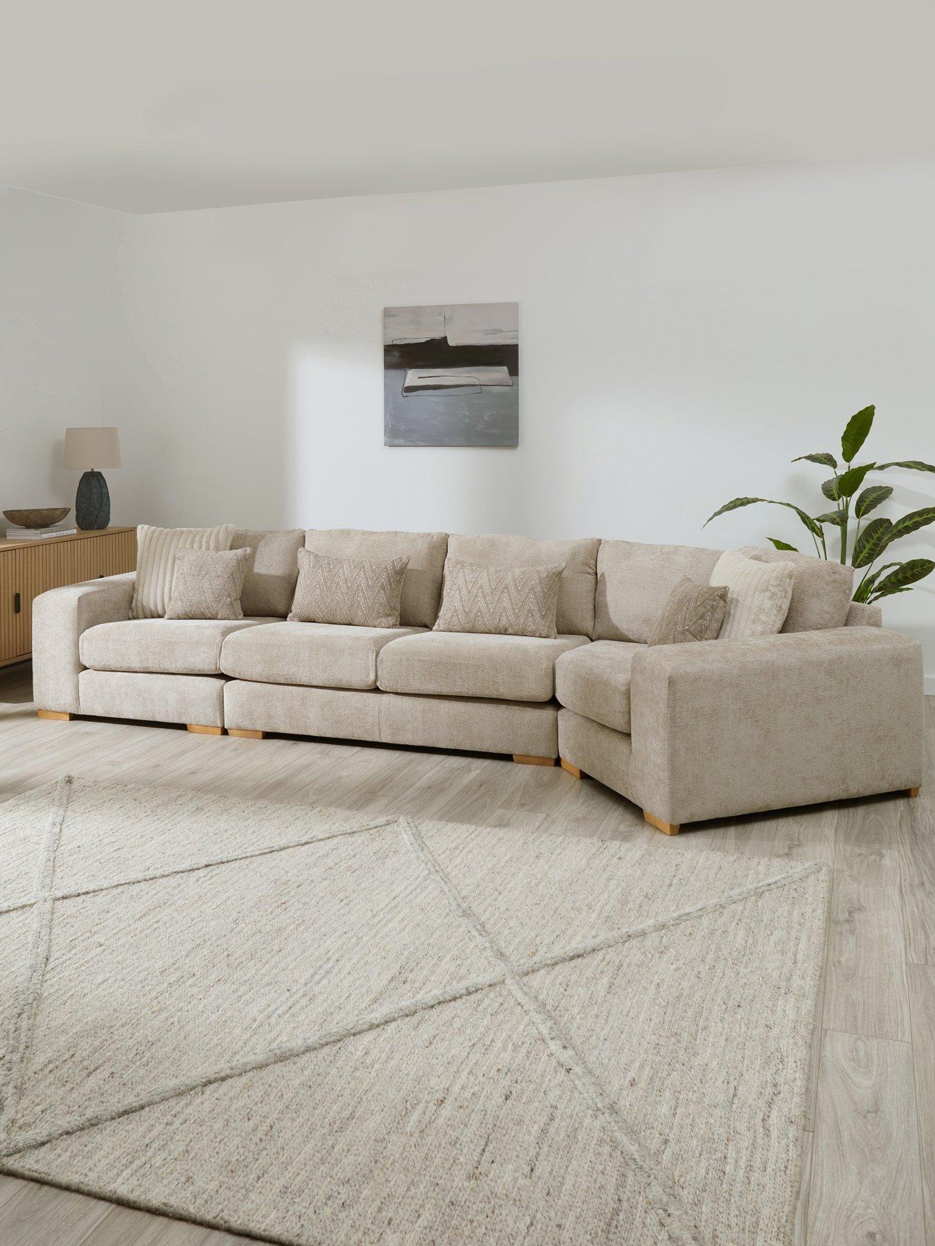 The Very Collection Broadgate Large Right Hand Cozy Modular Sofa - Made to Order in the UK