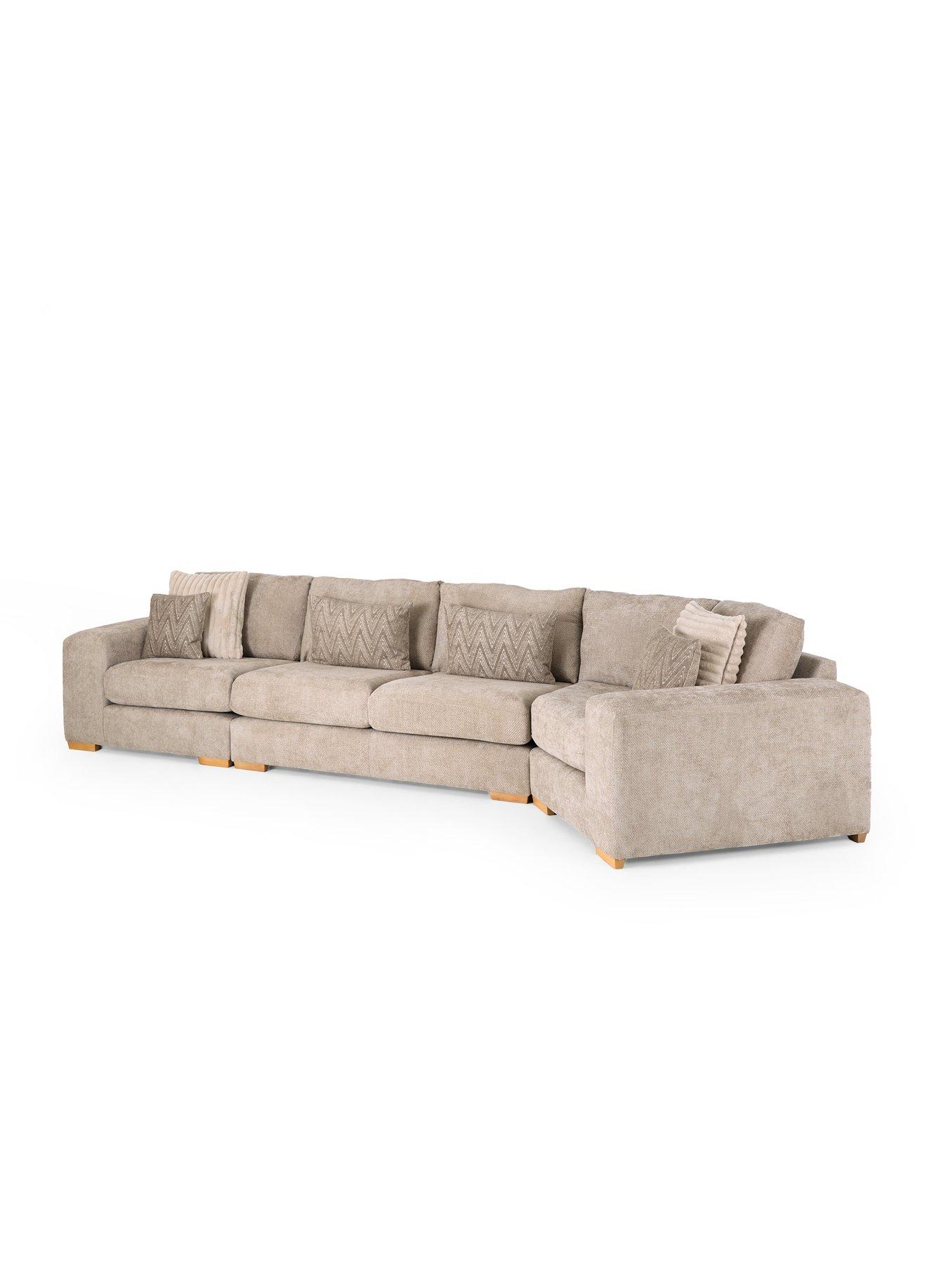Image 3 of 8 of The Very Collection Broadgate Large Right Hand Cozy Modular Sofa - Made to Order in the UK