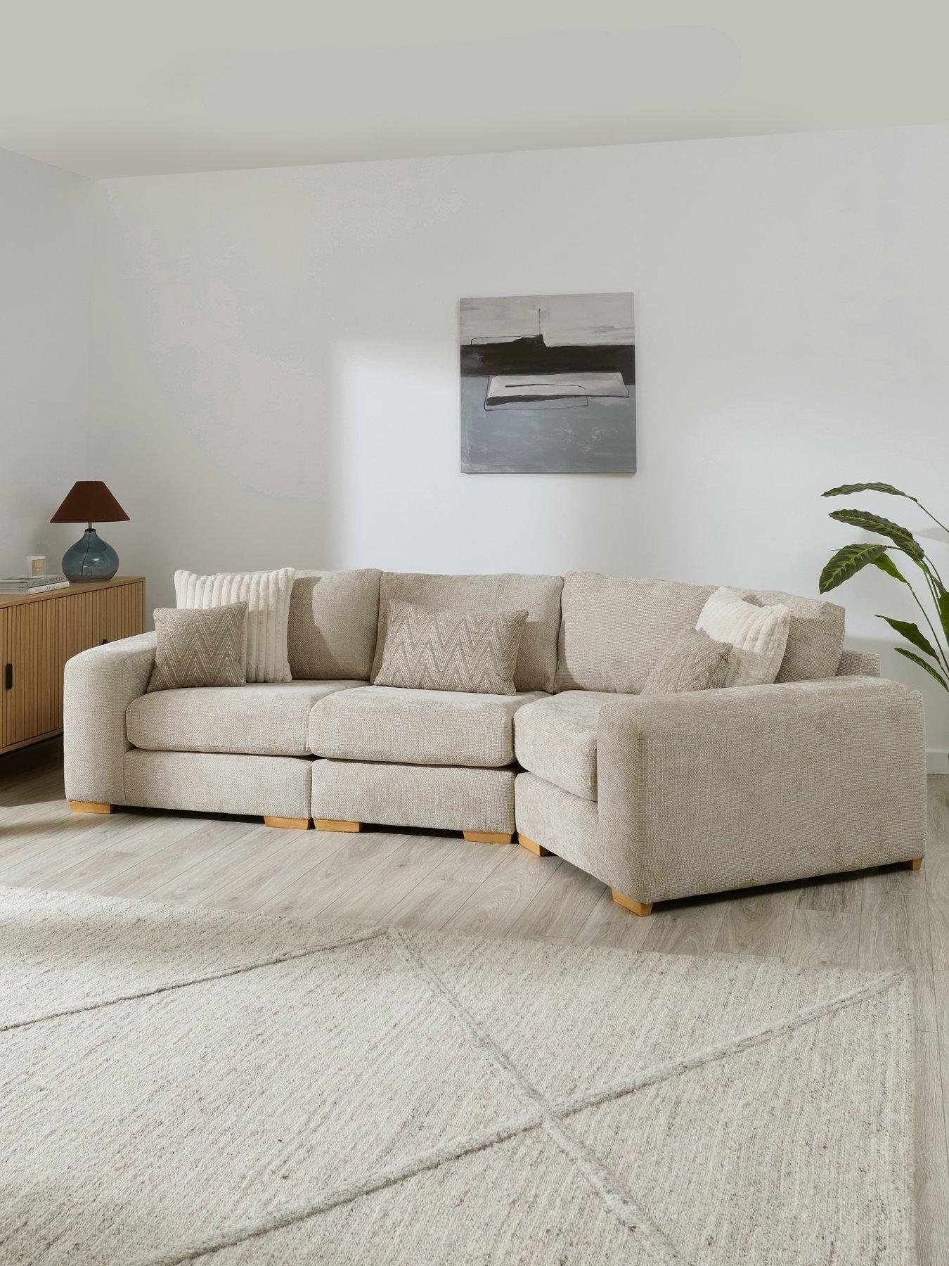 The Very Collection Broadgate Right Hand Cozy Modular Sofa - Made to Order in the UK