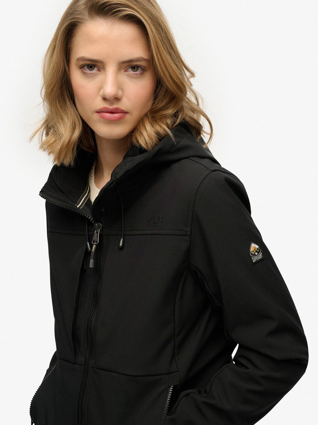  image of superdry-hooded-classic-trekker-jacket-black