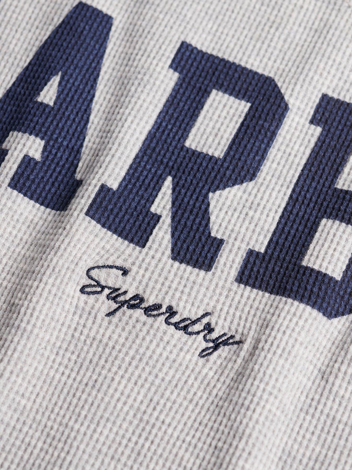  image of superdry-athletic-essential-graphic-long-sleeve-top-grey