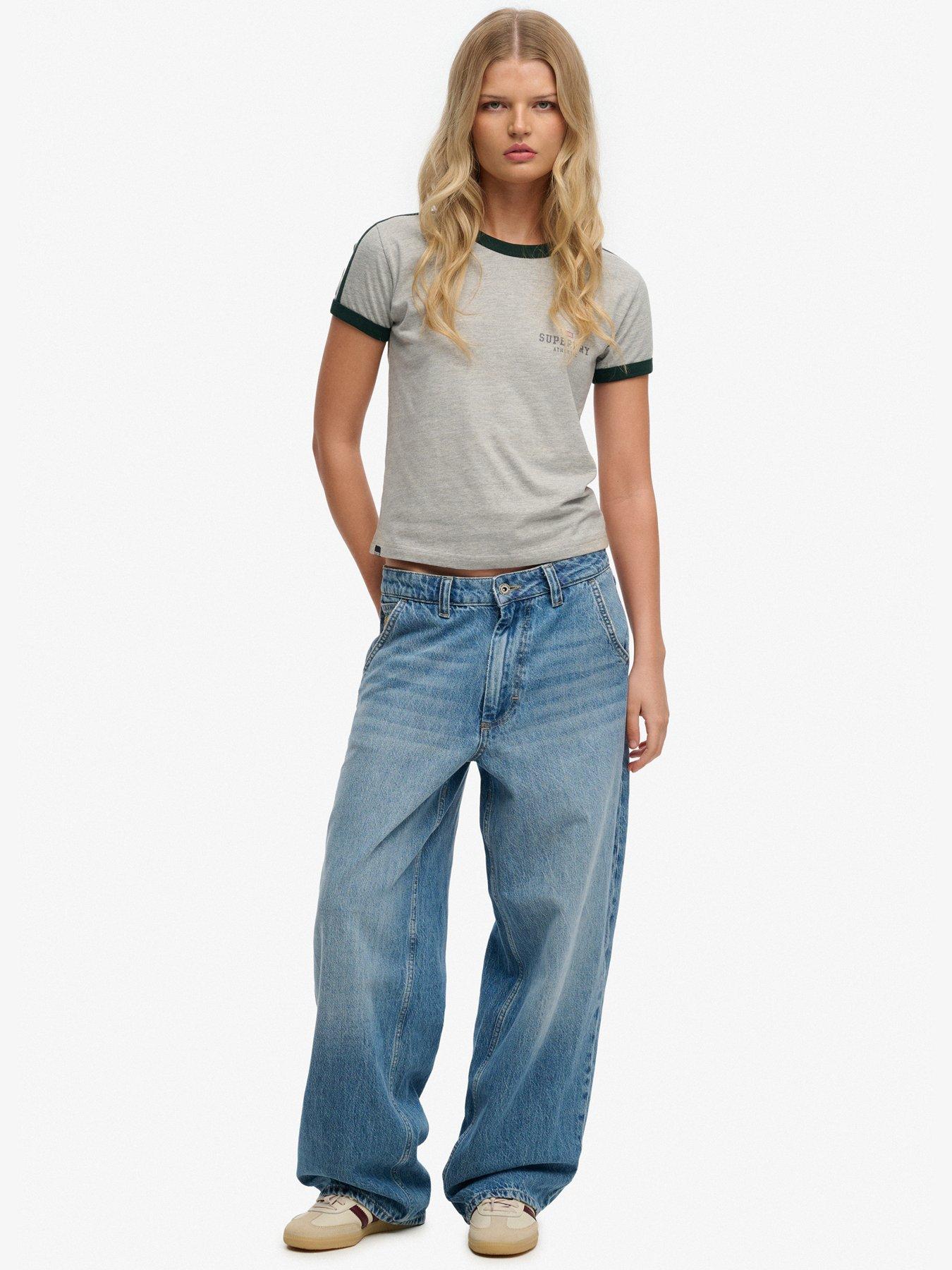  image of superdry-athletic-essentials-graphic-ringer-t-shirt-grey