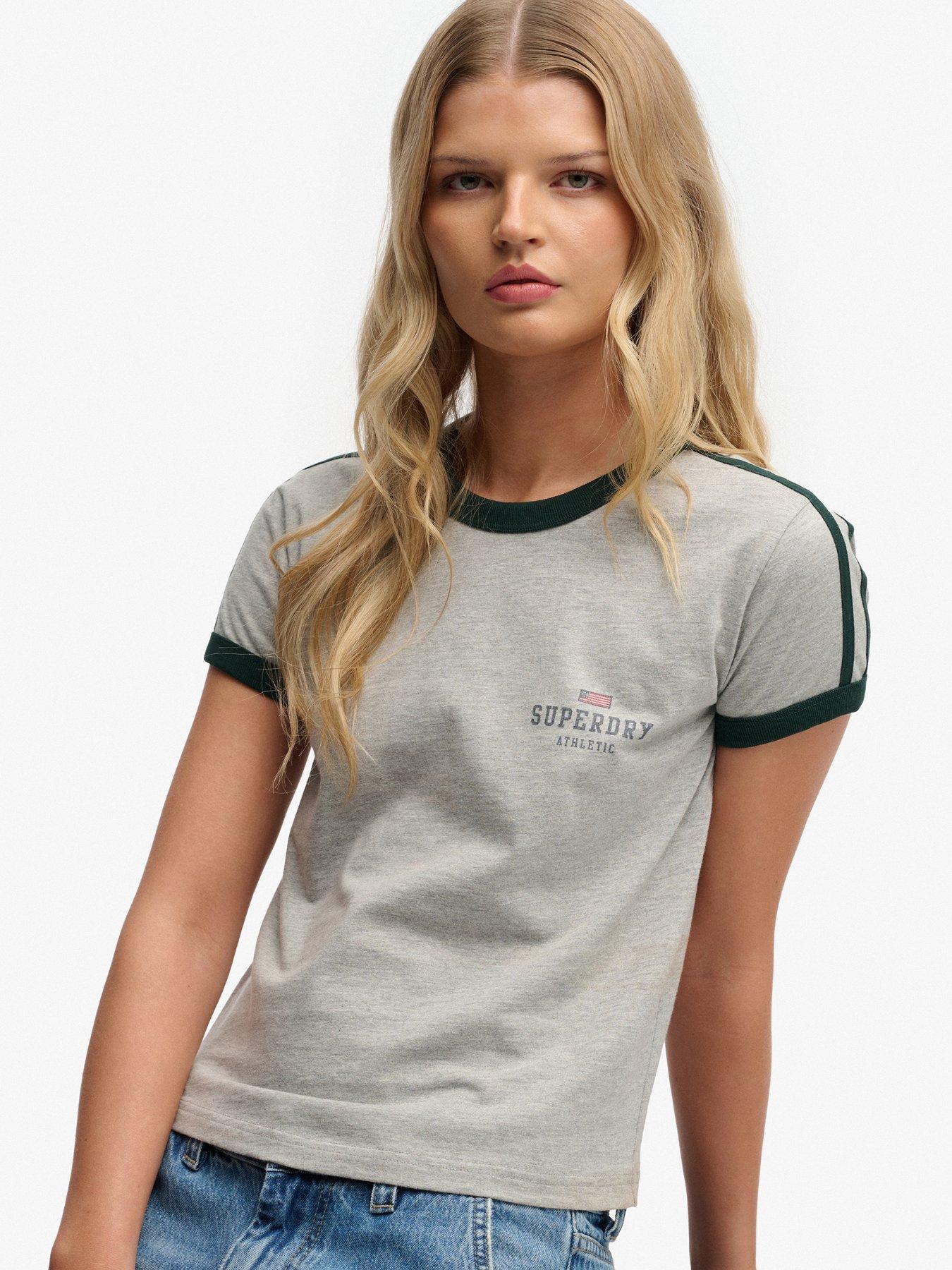  image of superdry-athletic-essentials-graphic-ringer-t-shirt-grey