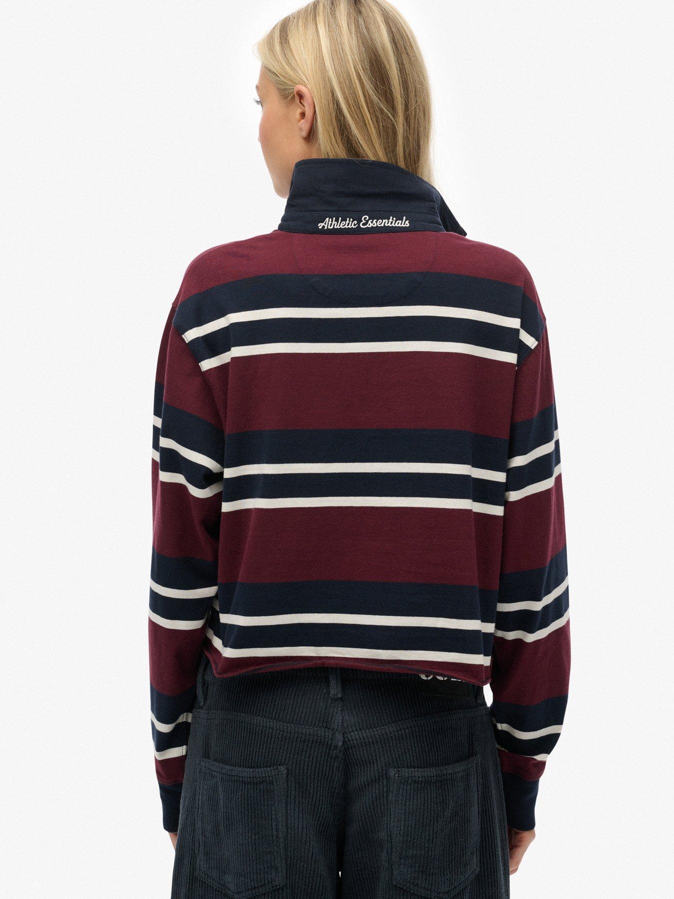  image of superdry-ath-ess-cropped-stripe-rugby
