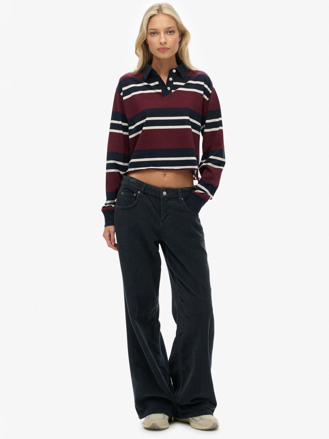  image of superdry-ath-ess-cropped-stripe-rugby