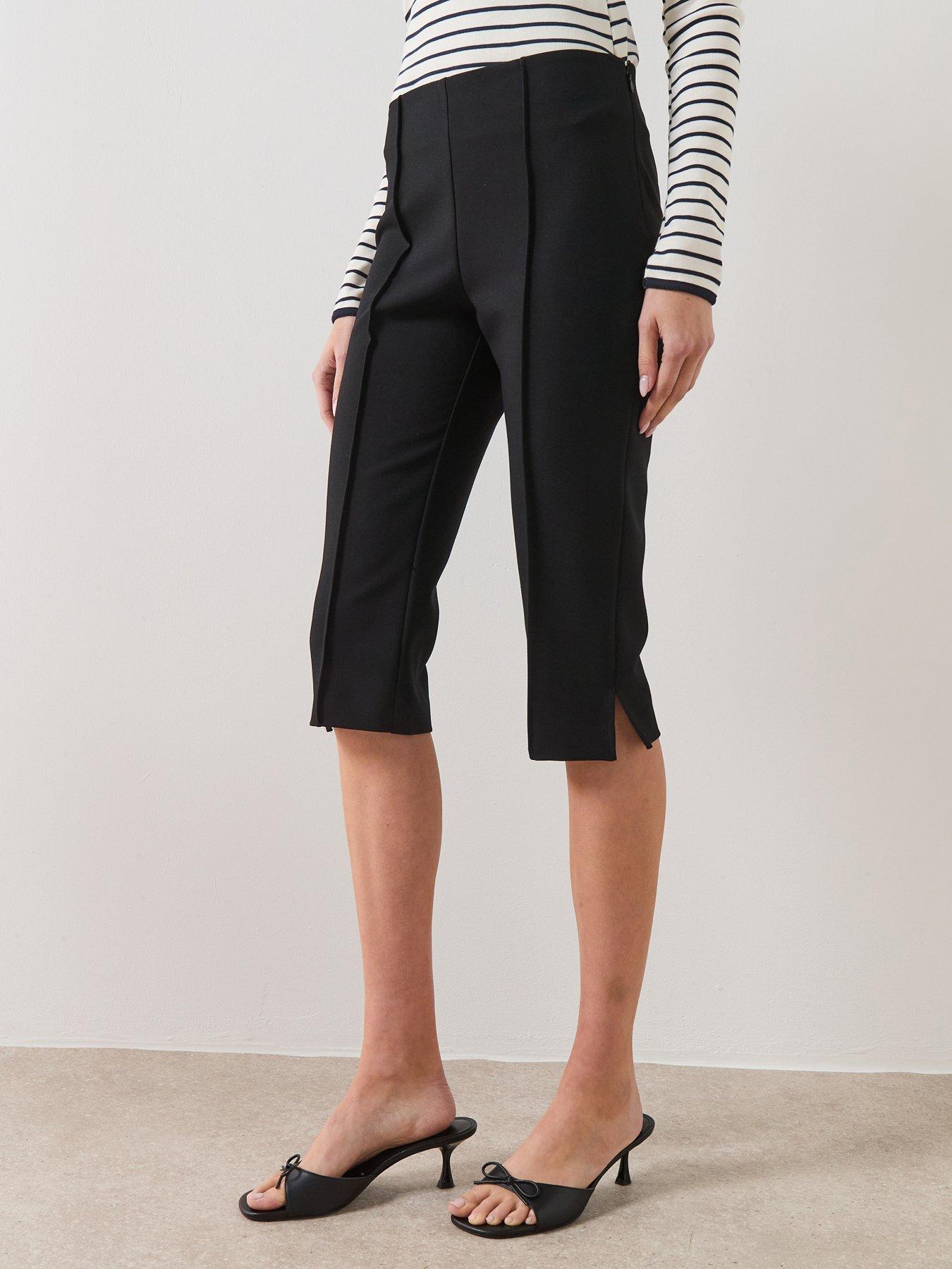 Mango Biker Leggings - Black
