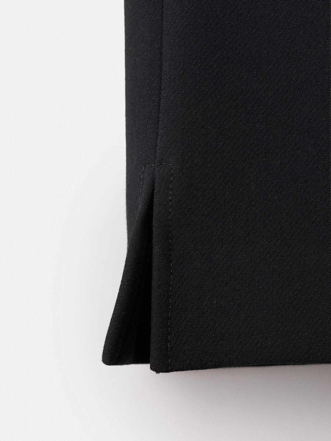  image of mango-biker-leggings-black