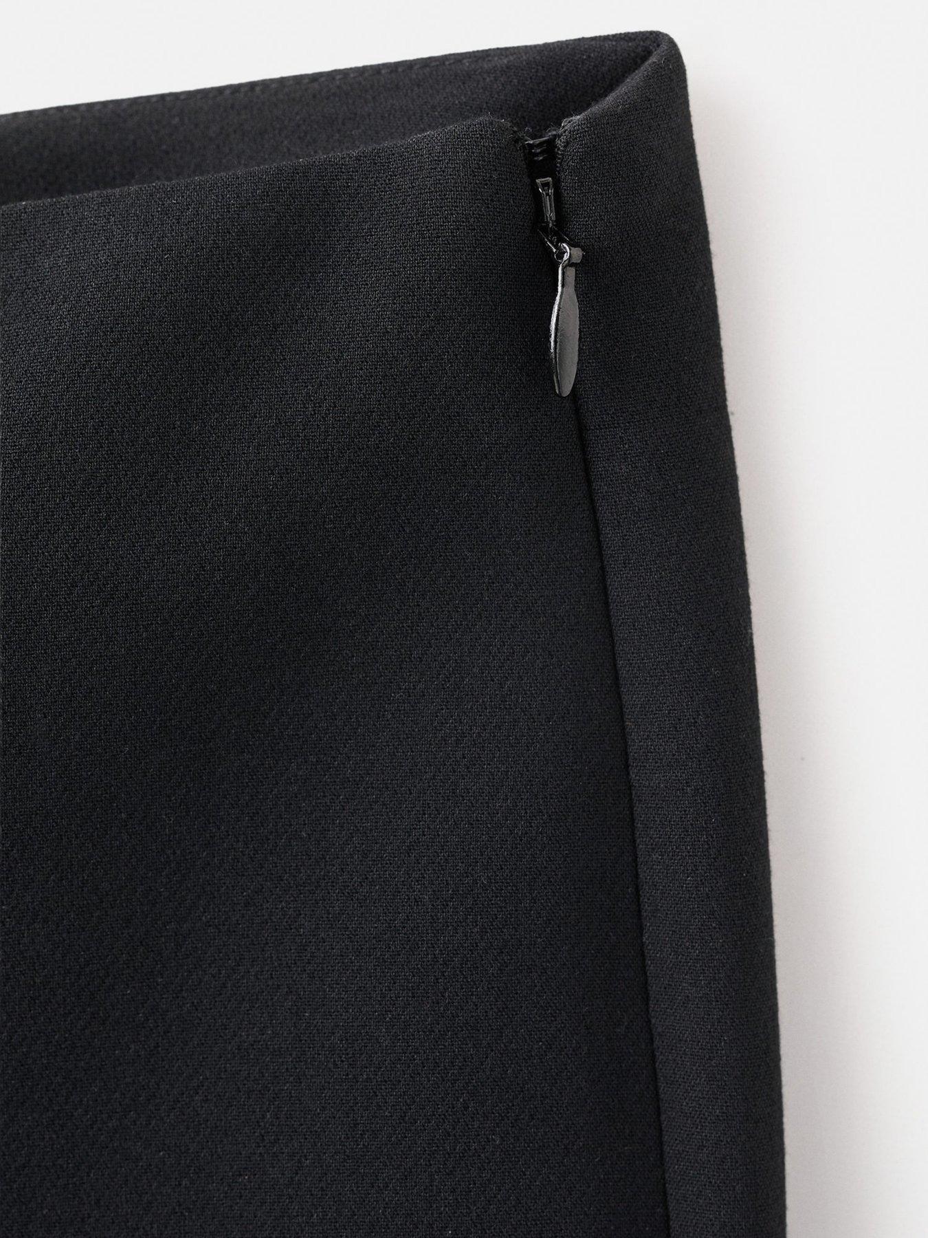  image of mango-biker-leggings-black