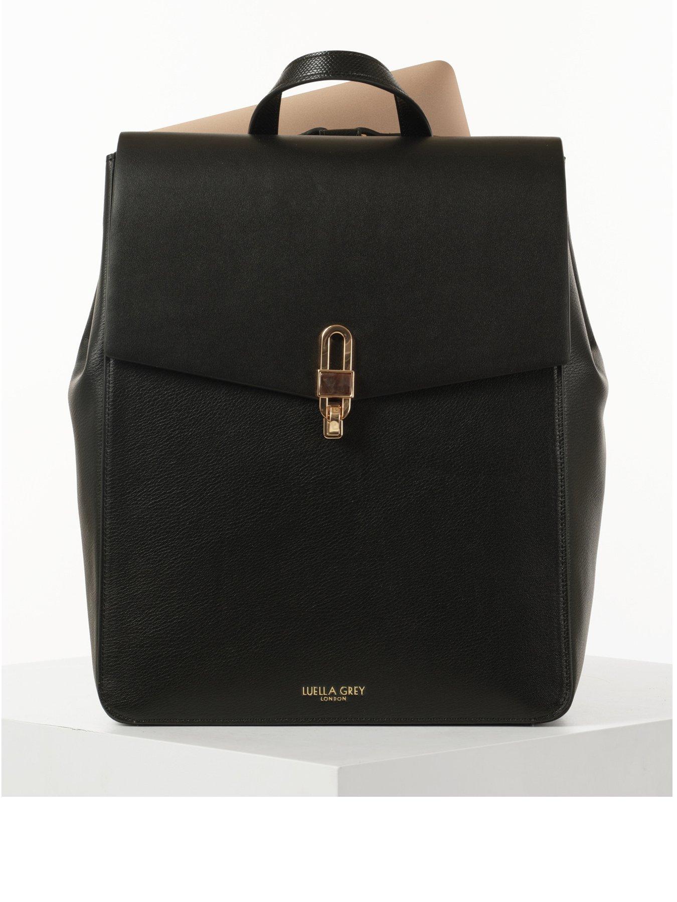 Luella Grey Hilda Large Laptop Rucksack In Black
