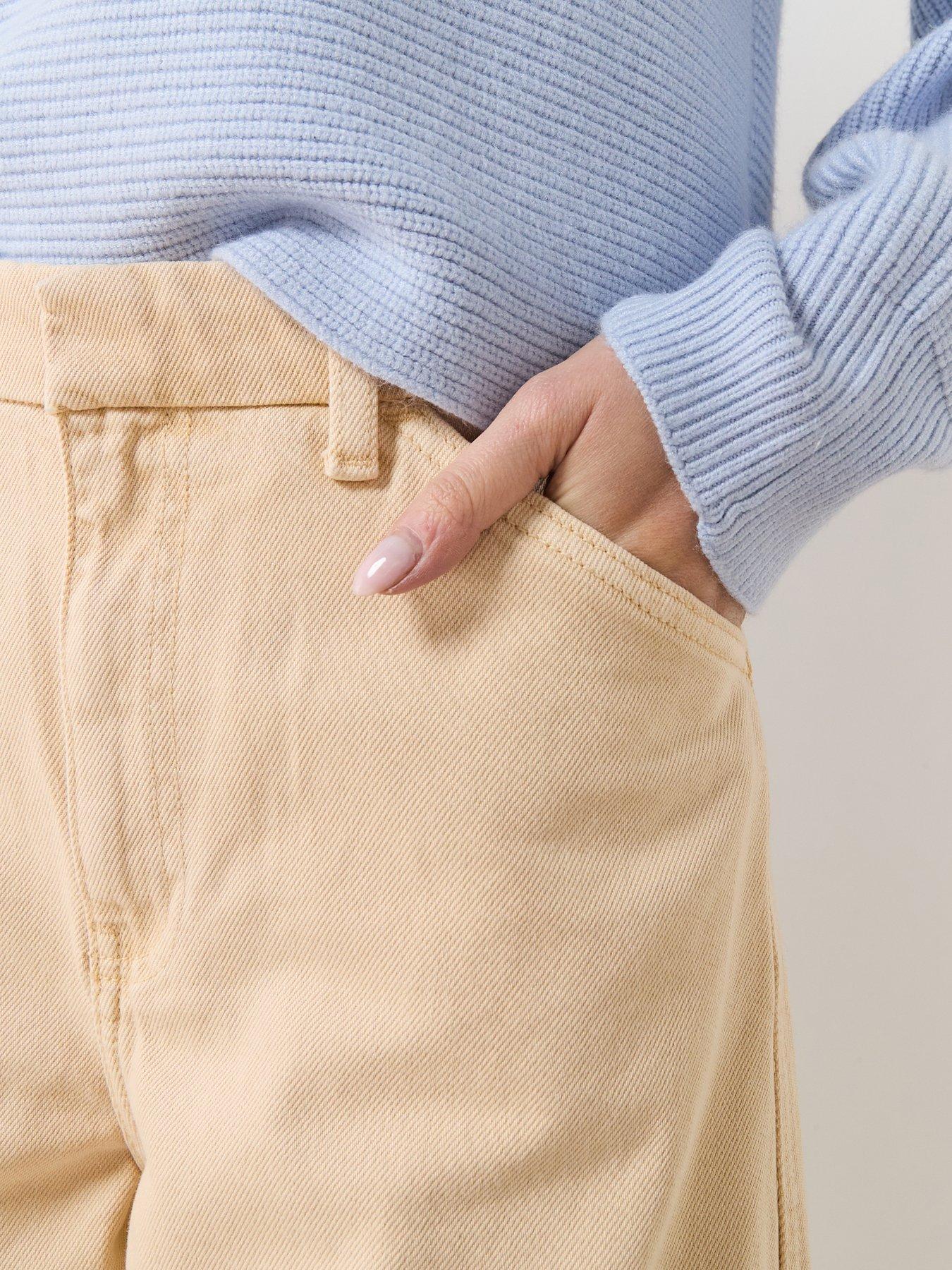  image of mango-mid-rise-balloon-jeans-vanilla