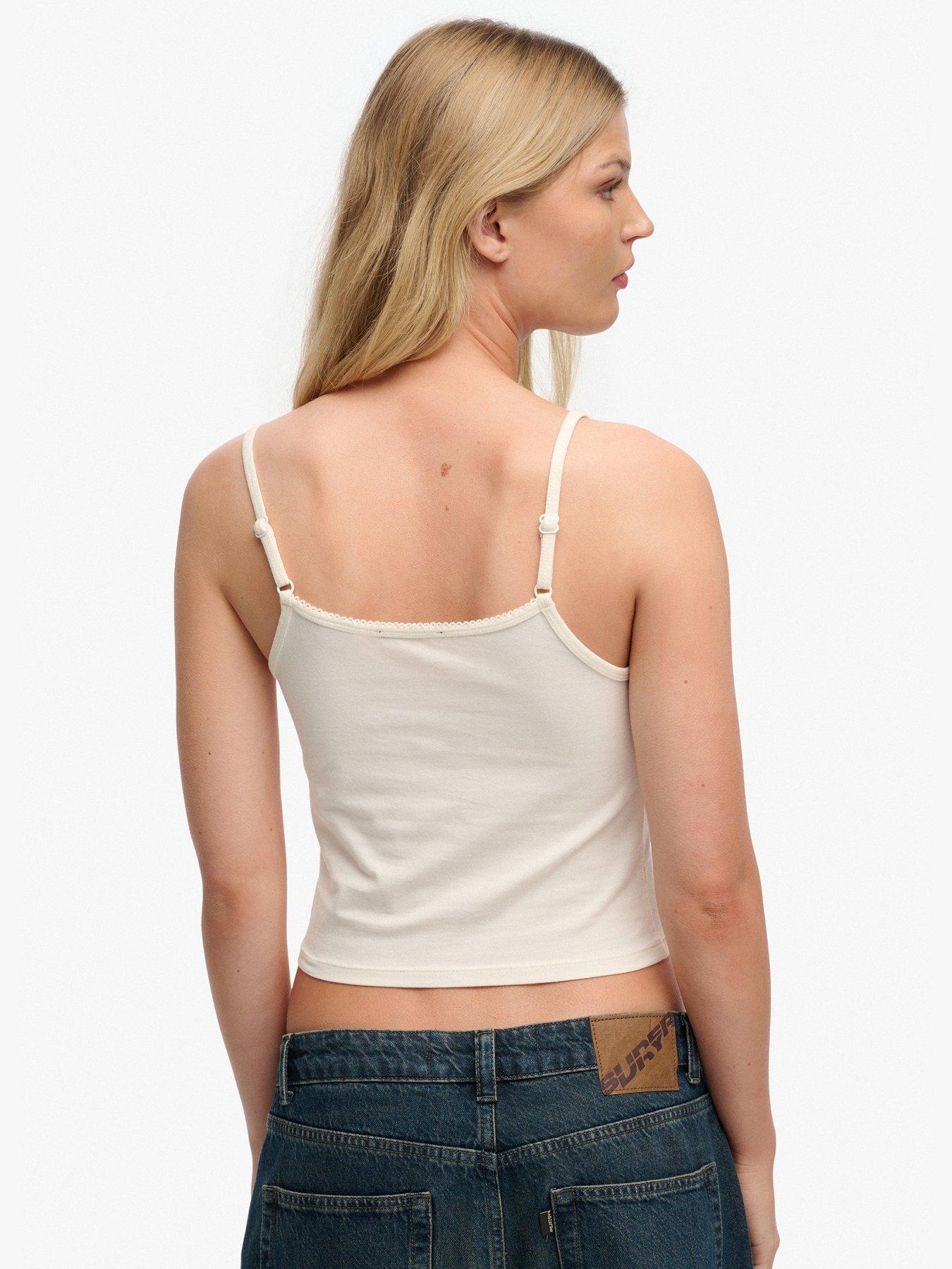  image of superdry-athletics-essentials-cami-top-white