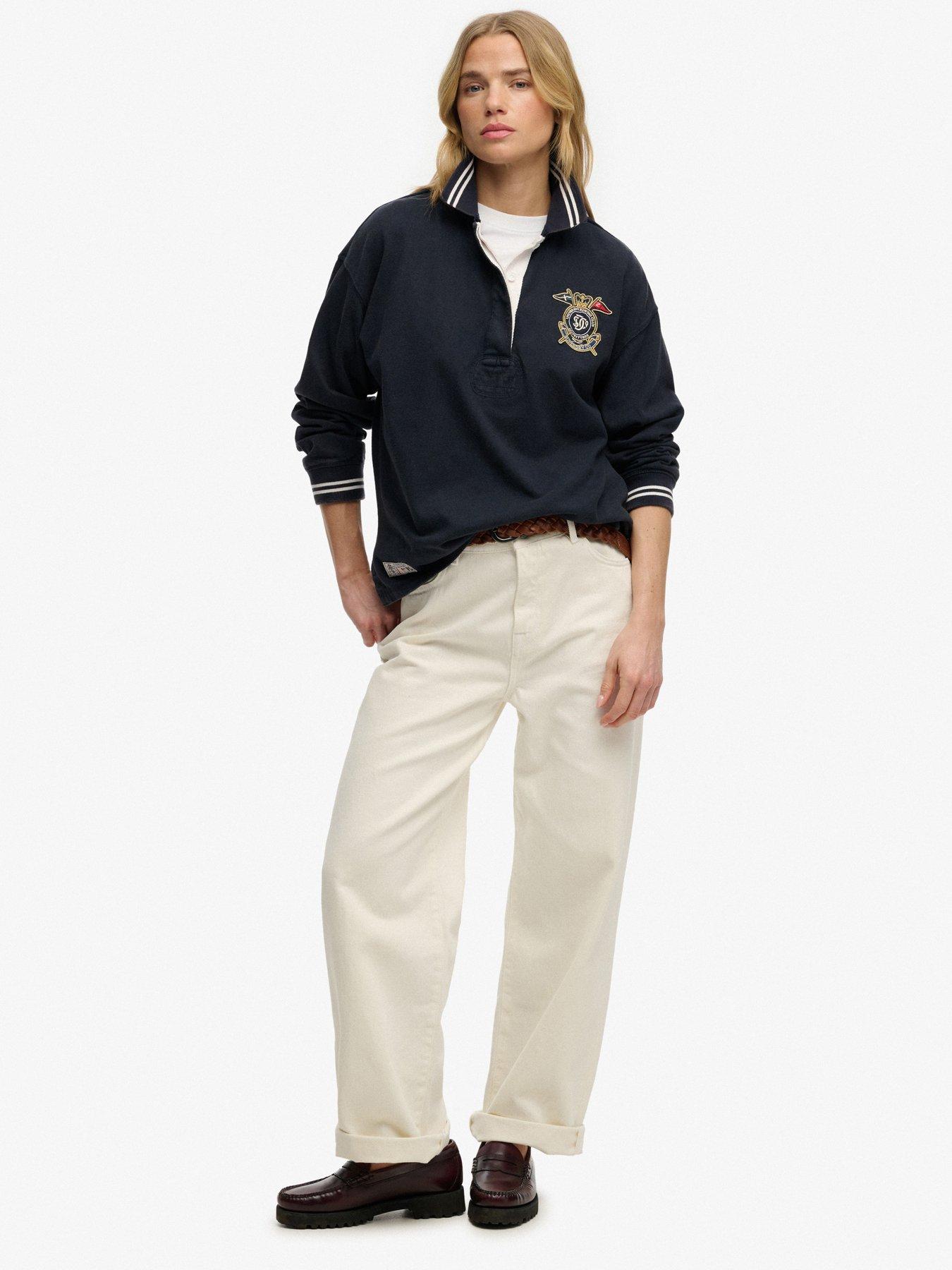  image of superdry-crest-rugby-top-blue