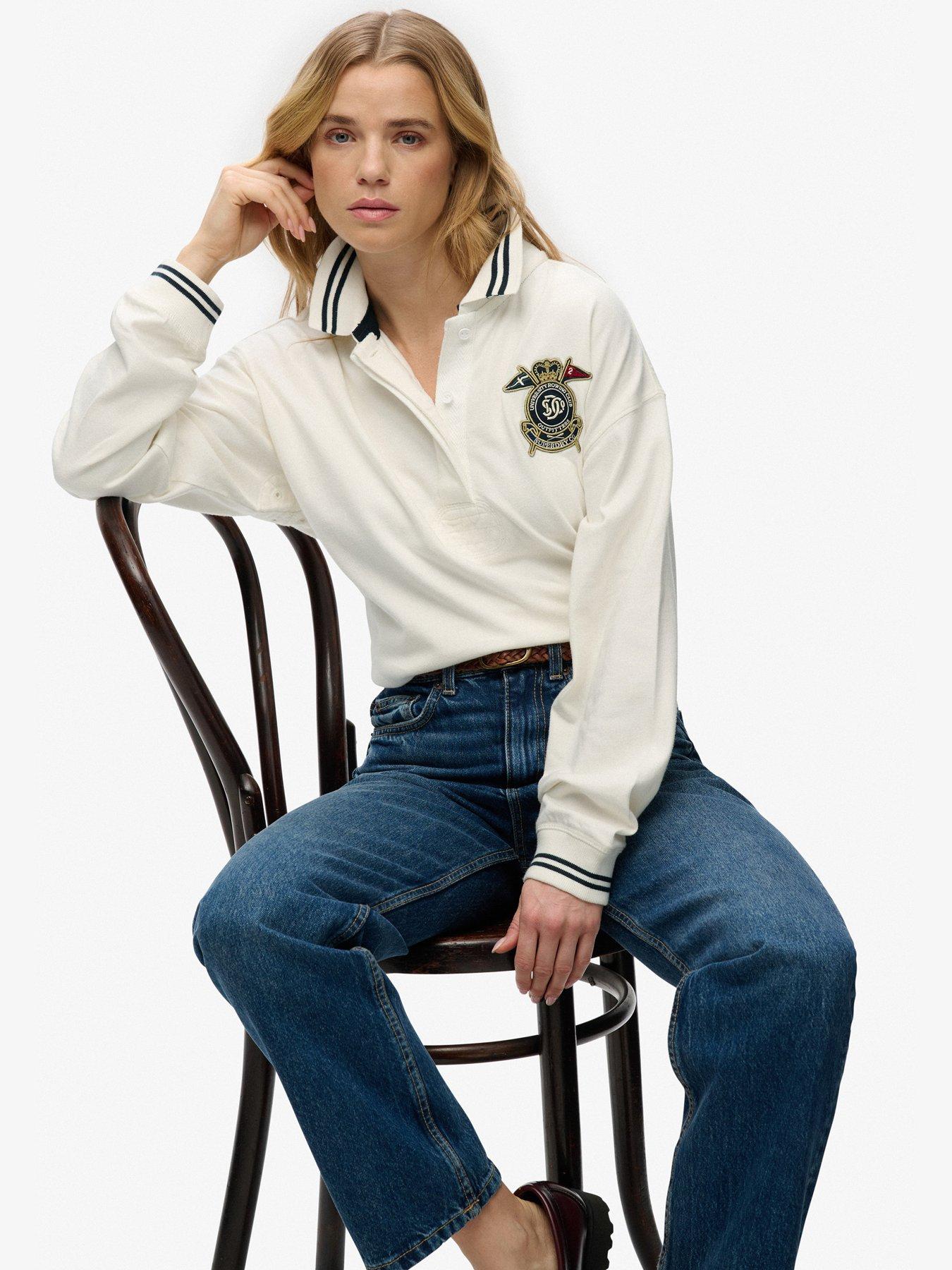  image of superdry-crest-rugby-top-white
