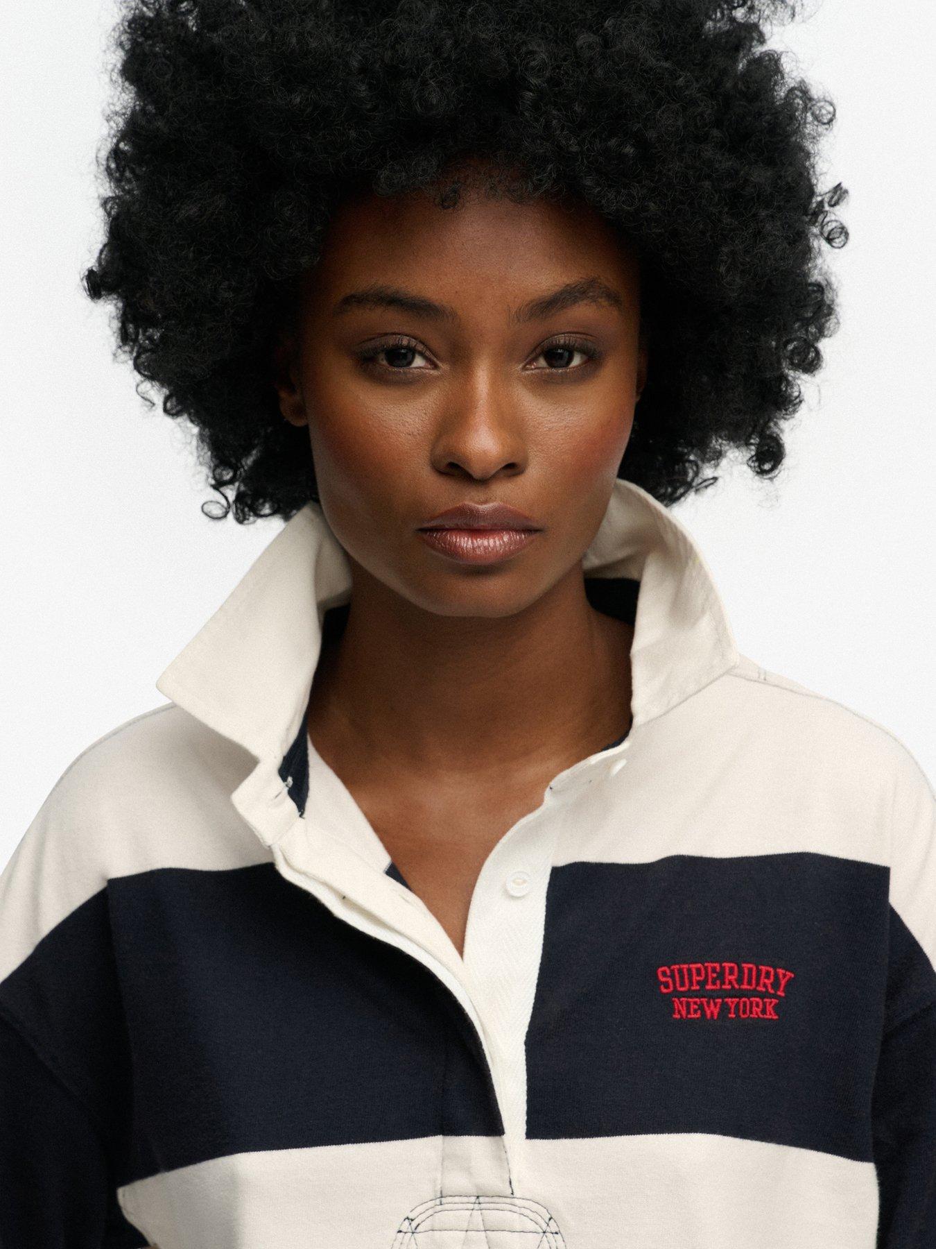  image of superdry-heritage-stripe-rugby-top-blue