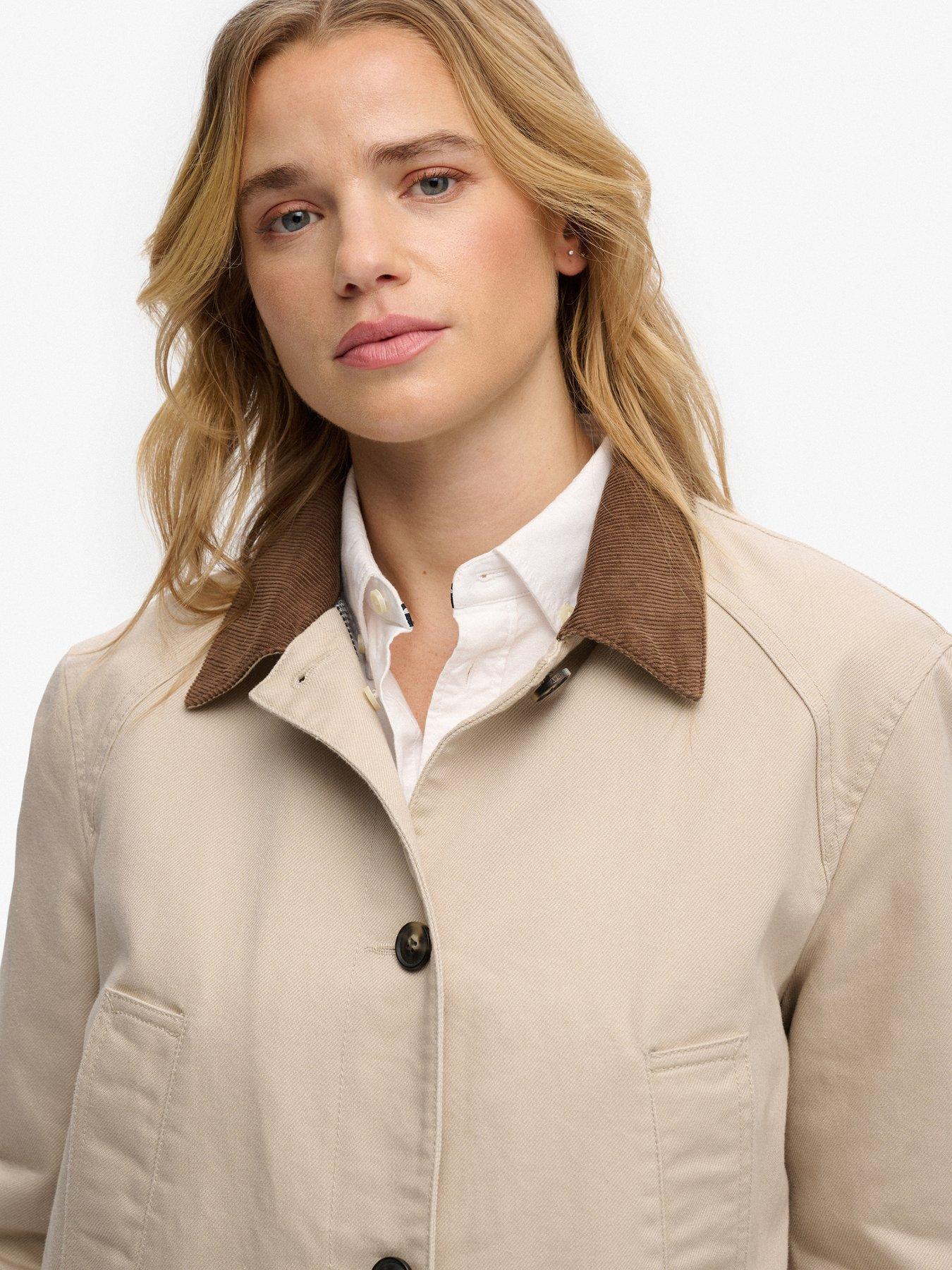  image of superdry-estate-cotton-barn-jacket-beige