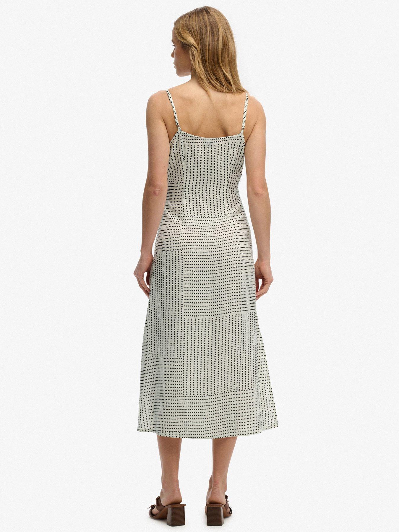 Image 2 of 7 of Superdry Print Btn Down Cami Midi Dress