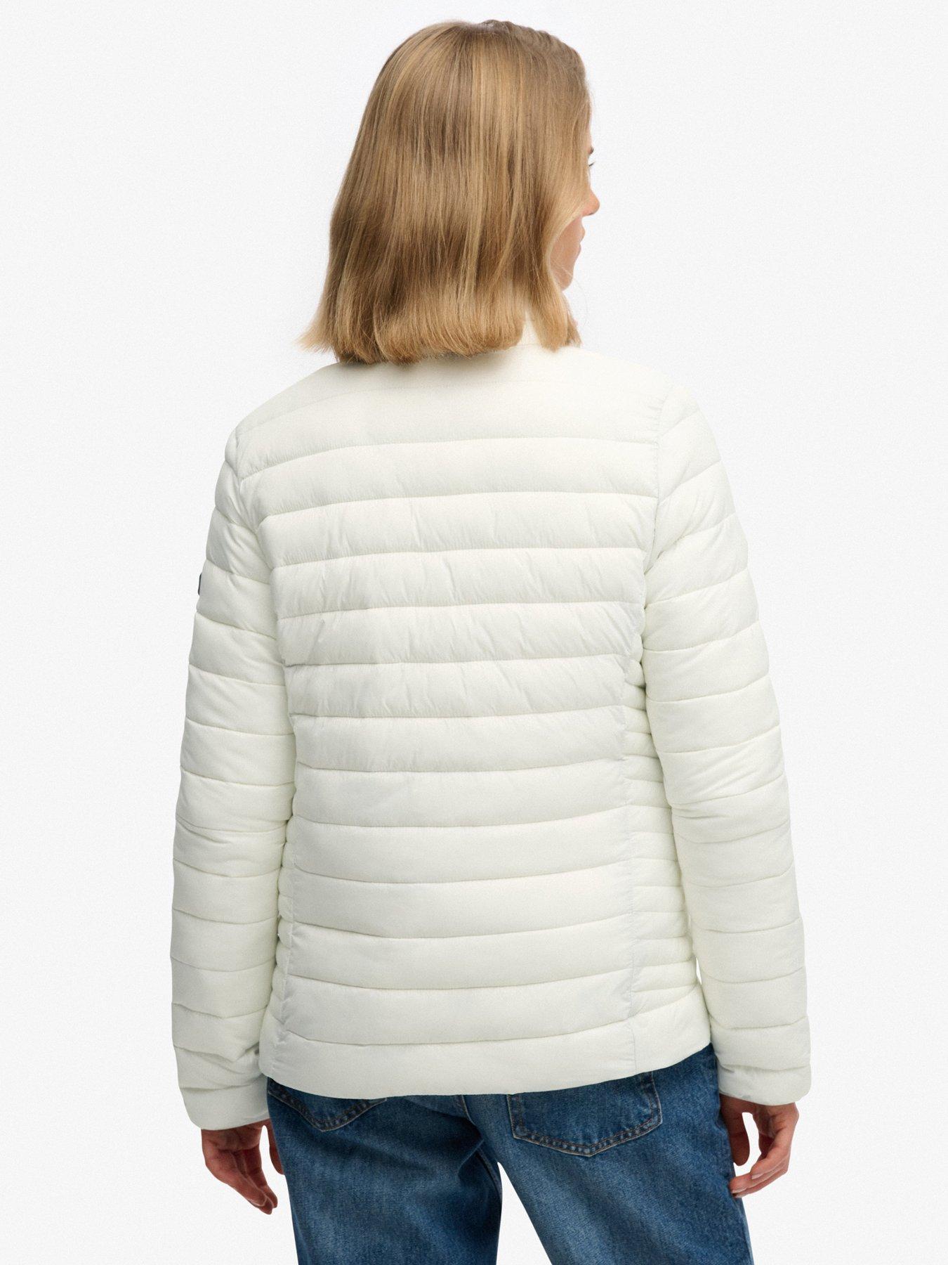 image of superdry-fuji-lite-padded-jacket-white