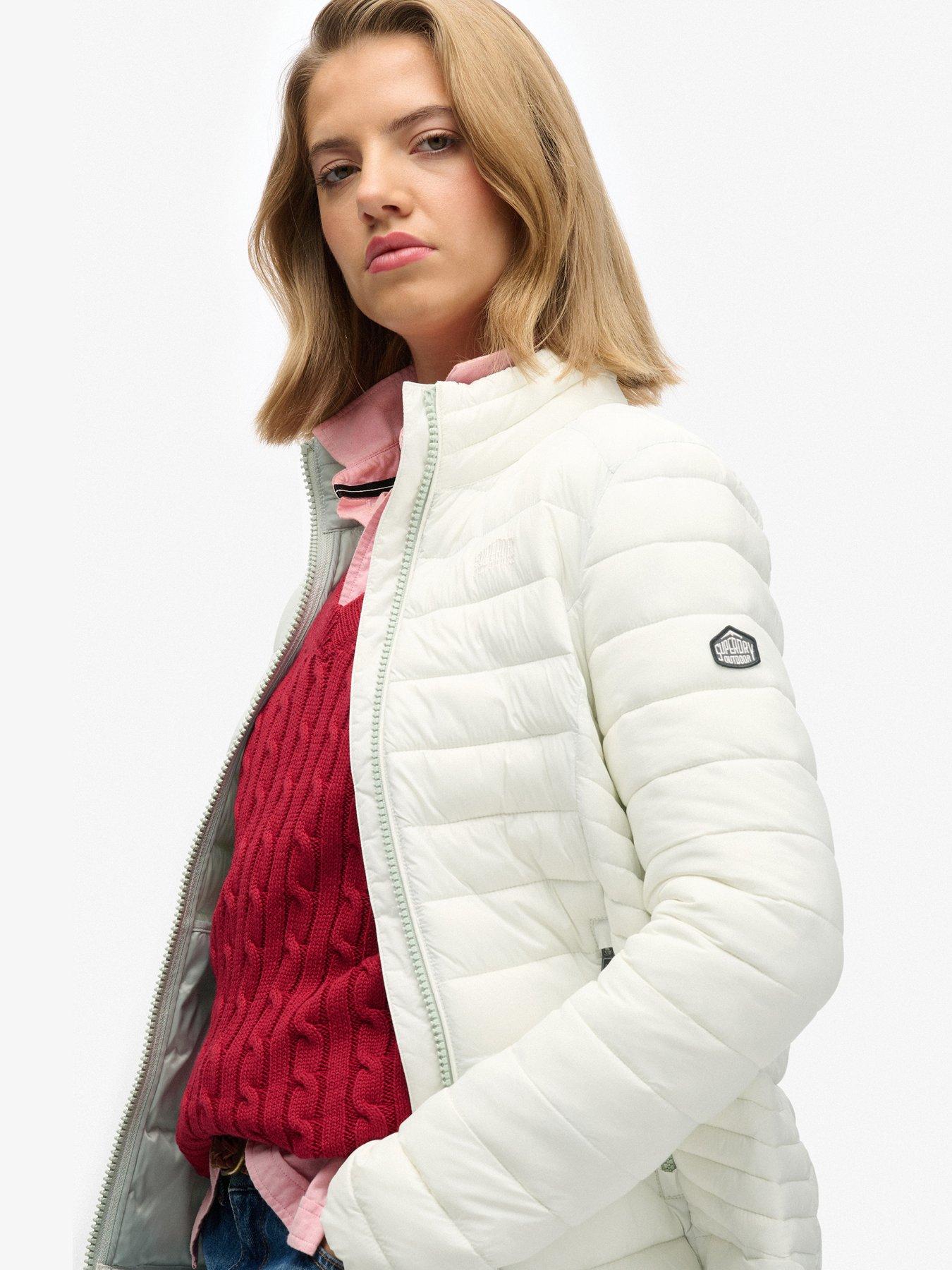  image of superdry-fuji-lite-padded-jacket-white