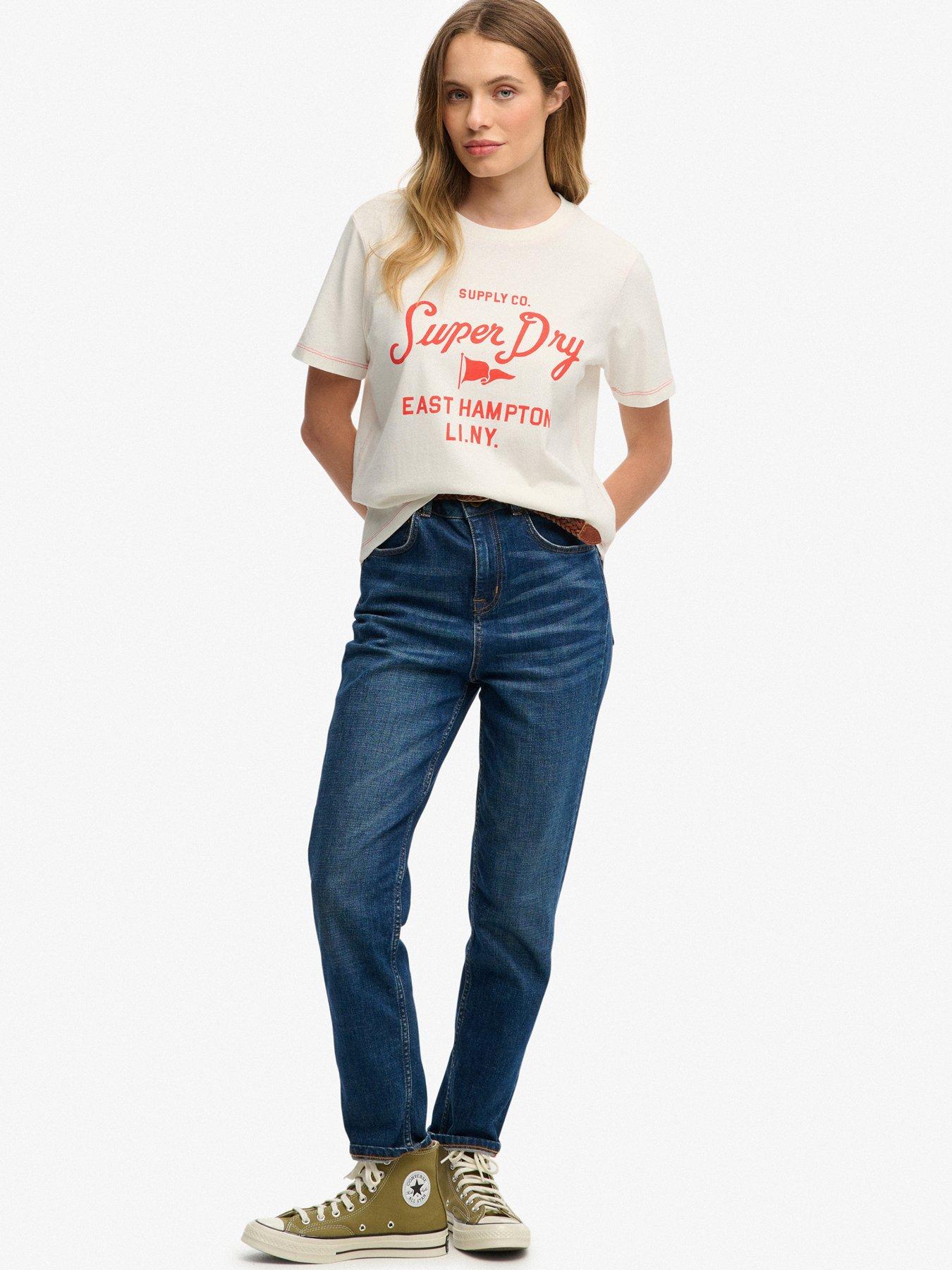  image of superdry-heritage-hamptons-t-shirt-cream