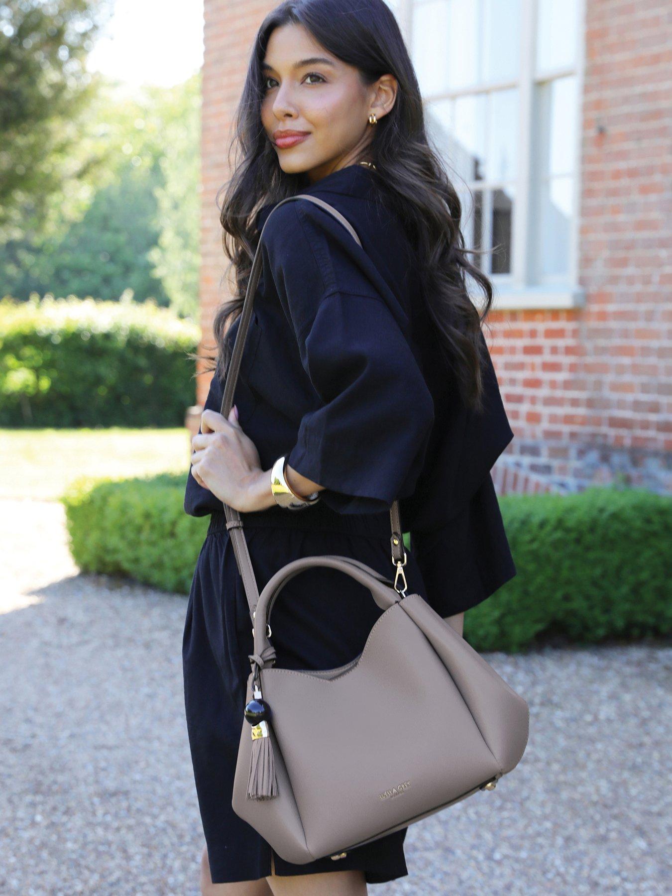  image of luella-grey-adele-medium-crossbody-in-peat