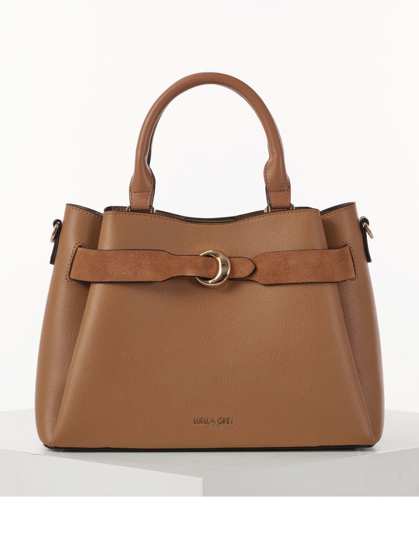 Image 1 of 6 of Luella Grey Roxy Medium Tote In Camel