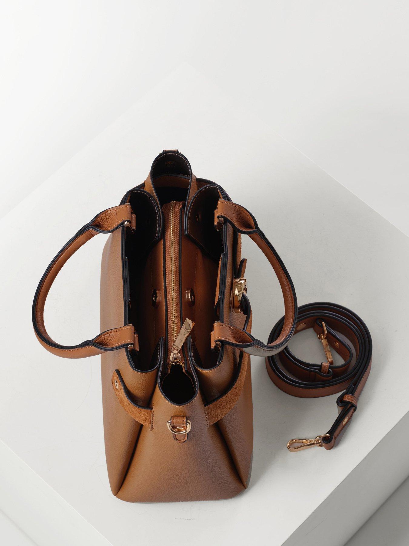 Image 4 of 6 of Luella Grey Roxy Medium Tote In Camel