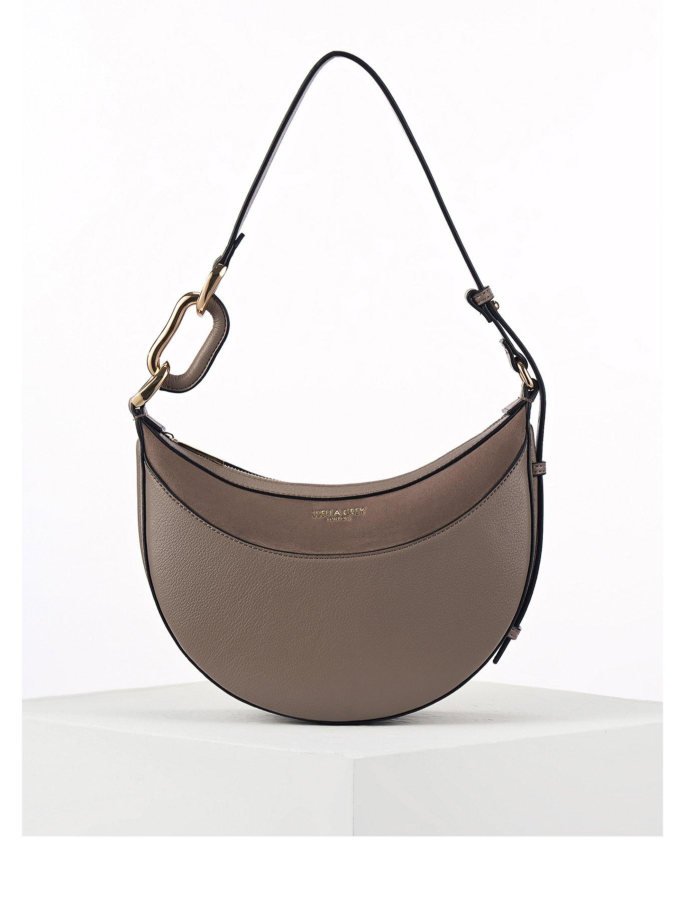 front image of luella-grey-hester-medium-shoulder-bag-in-peat