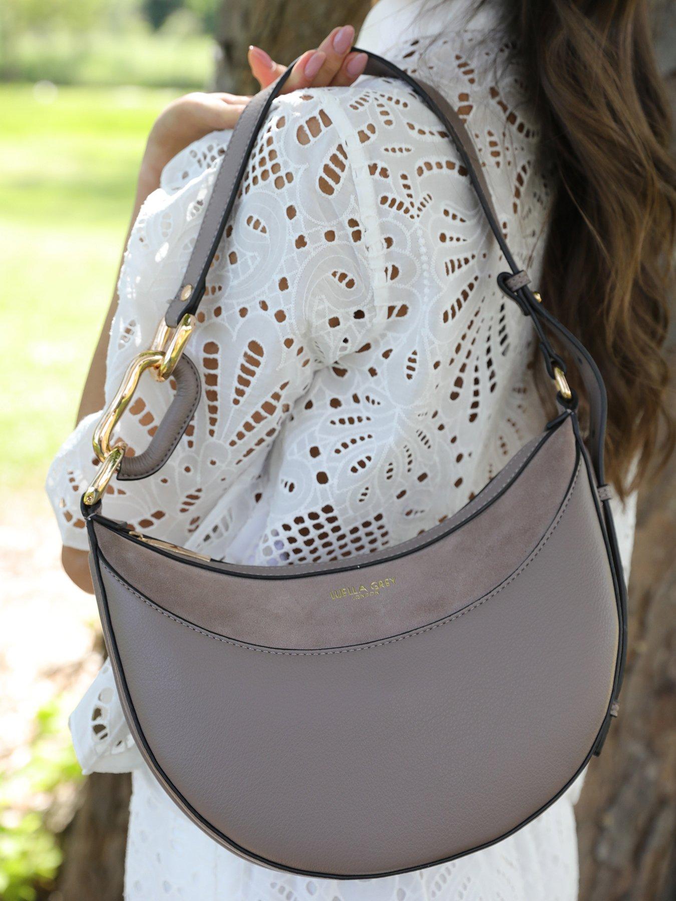  image of luella-grey-hester-medium-shoulder-bag-in-peat