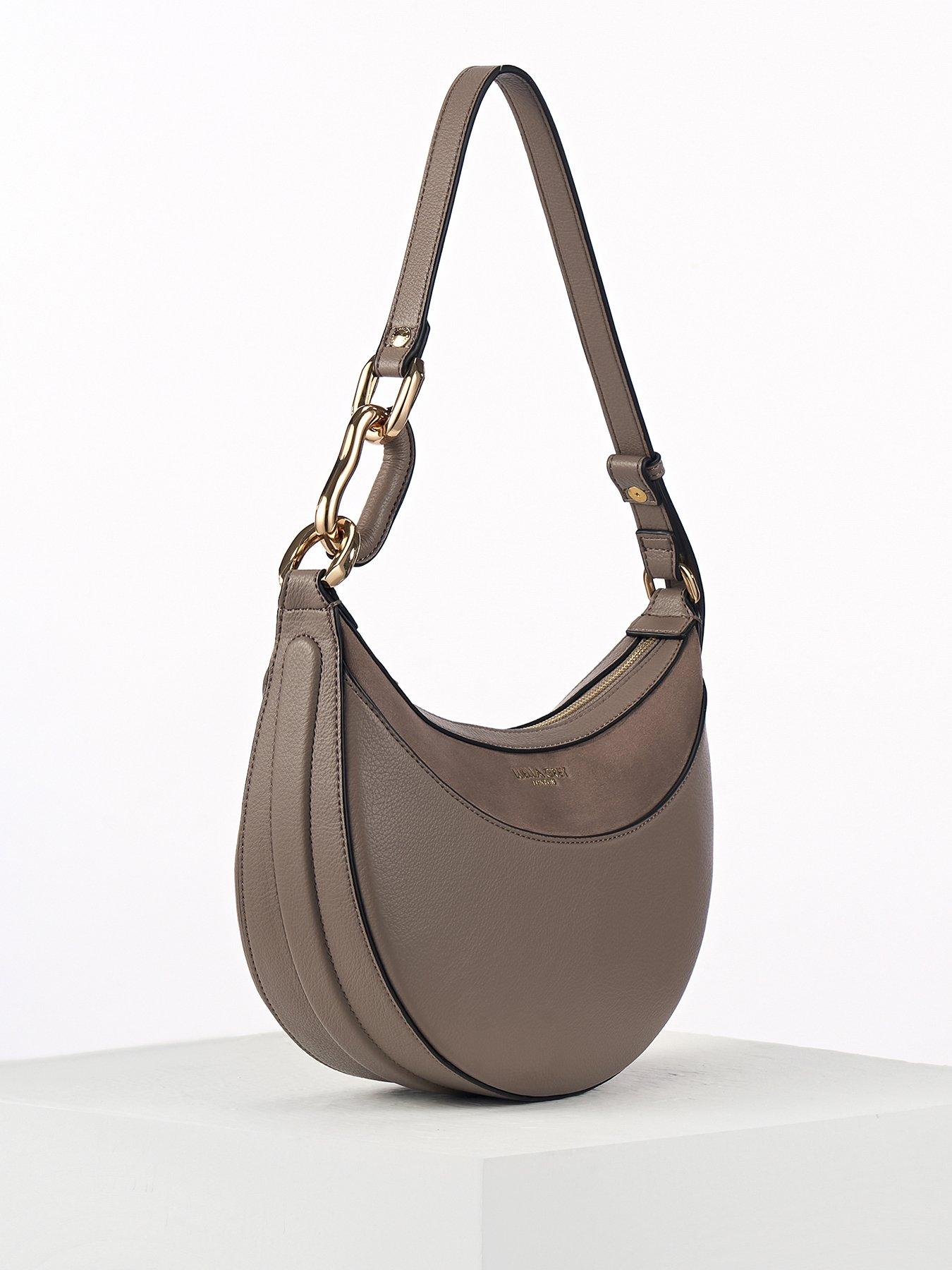  image of luella-grey-hester-medium-shoulder-bag-in-peat