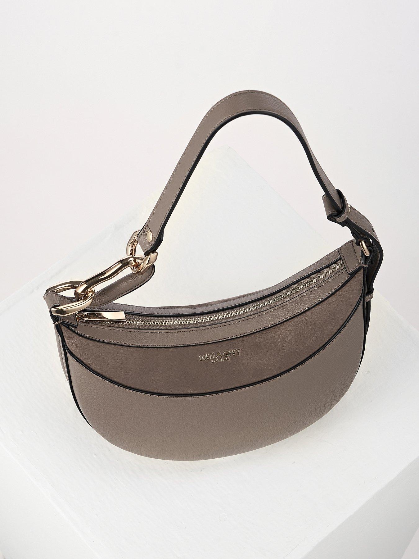  image of luella-grey-hester-medium-shoulder-bag-in-peat