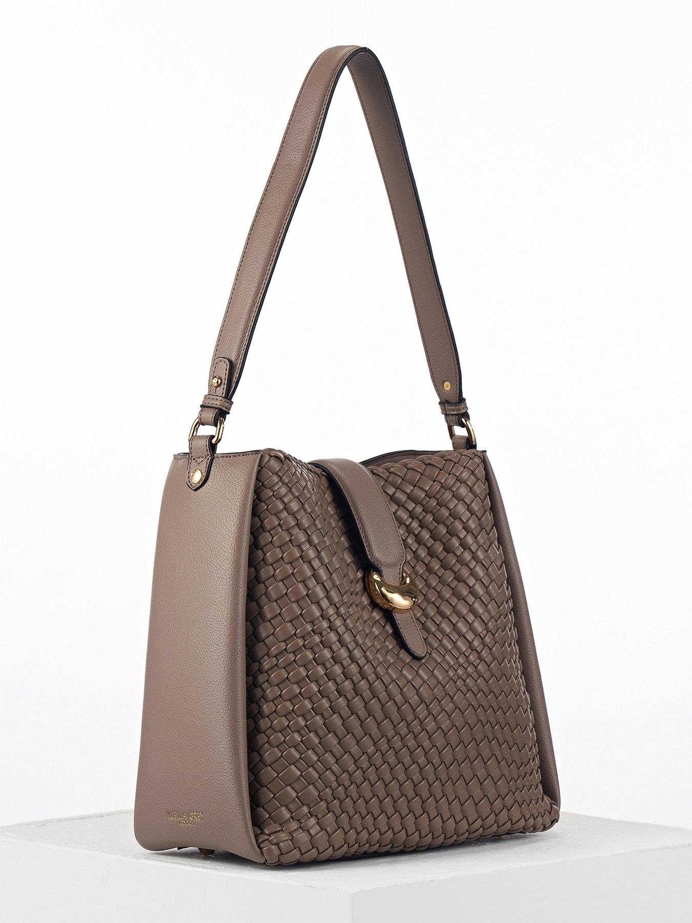 Image 3 of 7 of Luella Grey Flora Large Weave Hobo In Peat