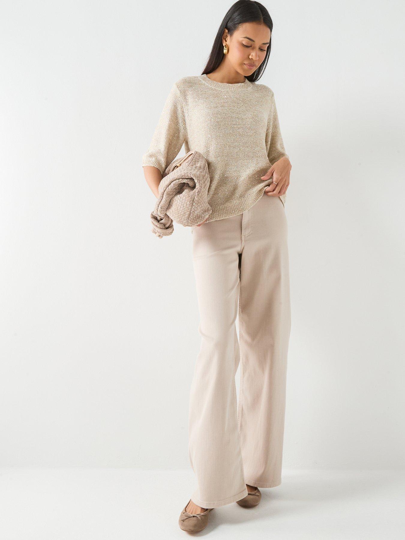 Image 3 of 5 of JDY Jdymia 2/4 O-neck Sequin Pullover Knt