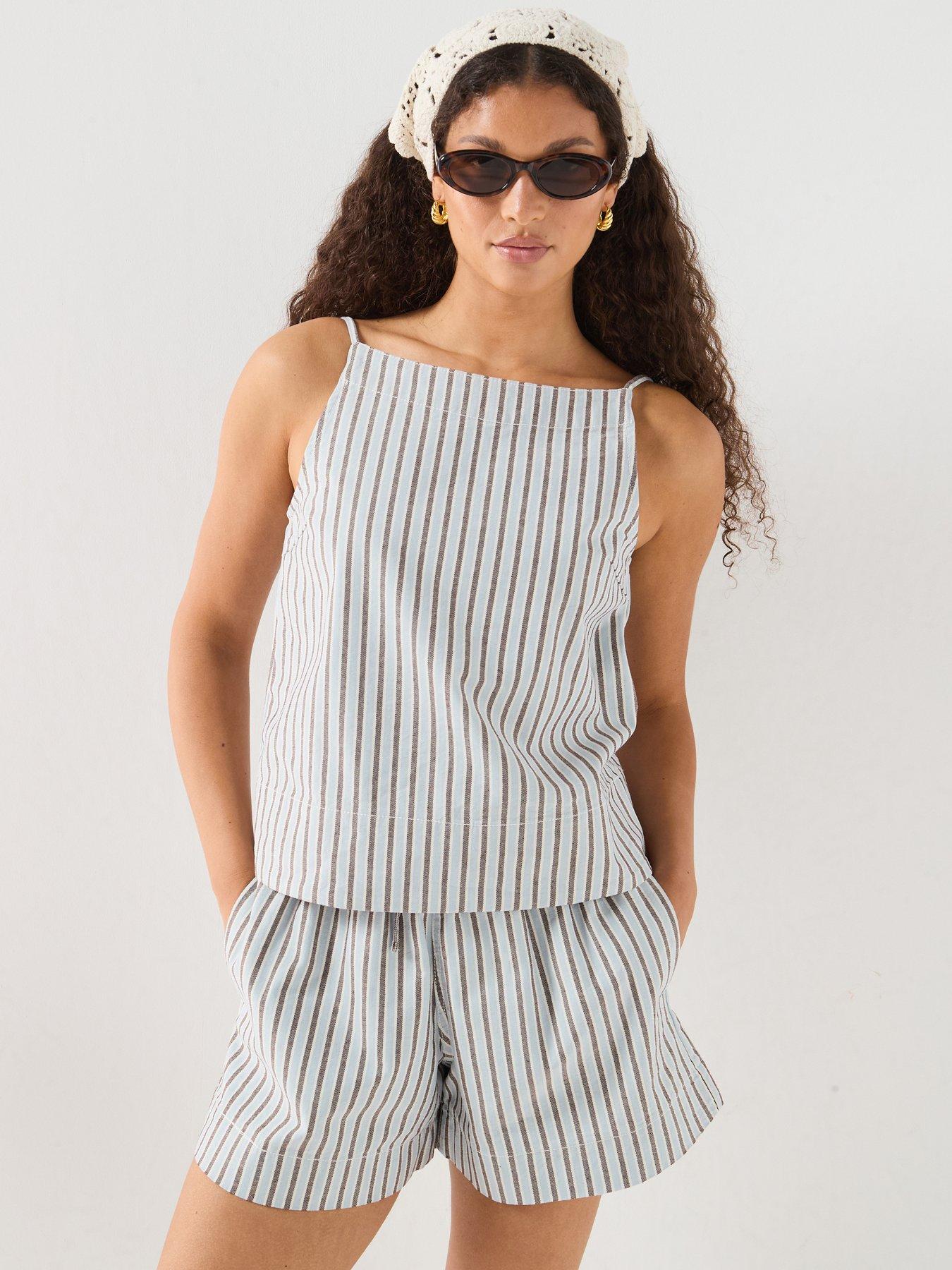 PIECES Pcbillo Hw Pull Up Shorts Dnm - Blue