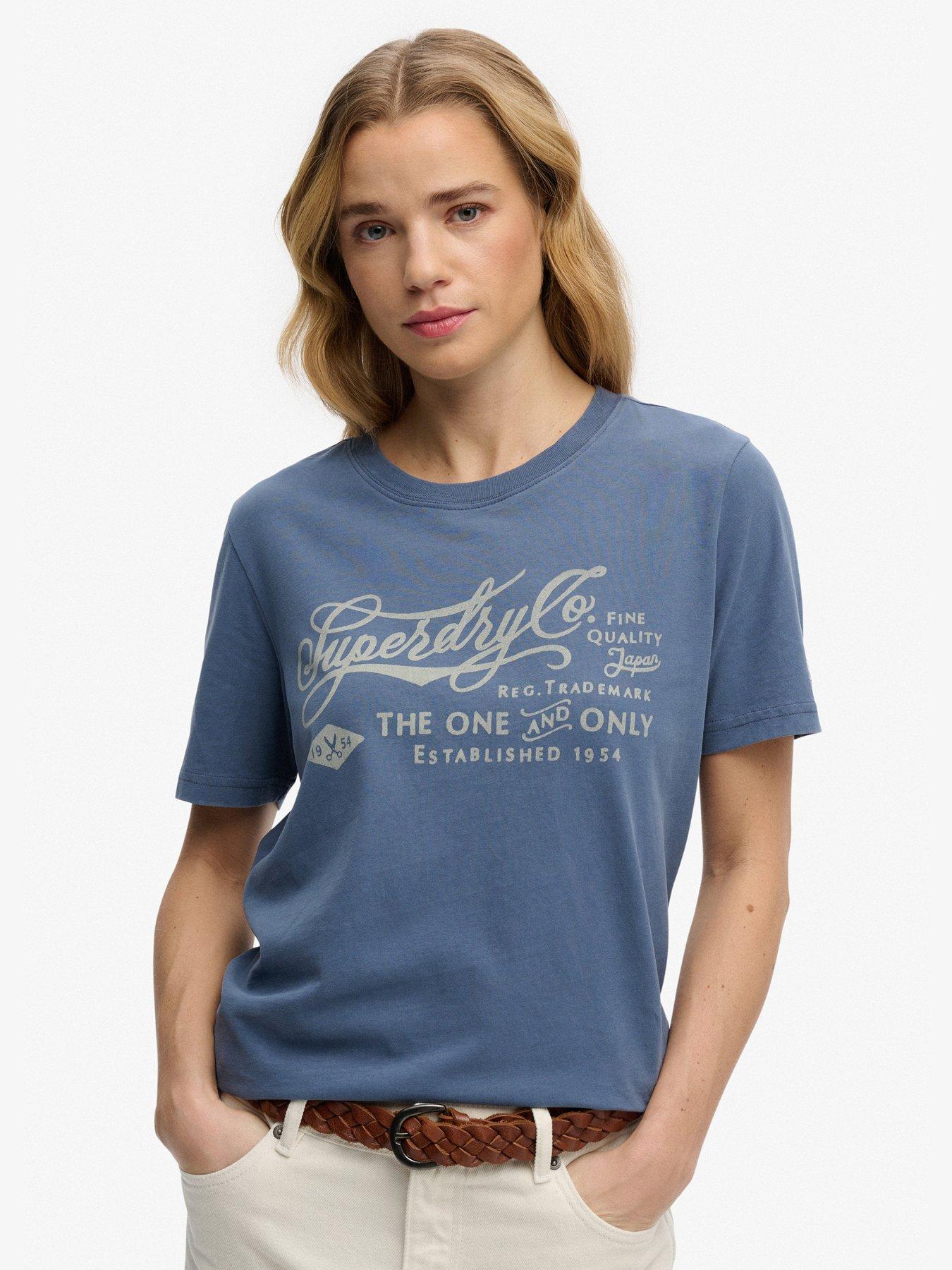 Superdry Industry Worker Relaxed T-Shirt - Blue