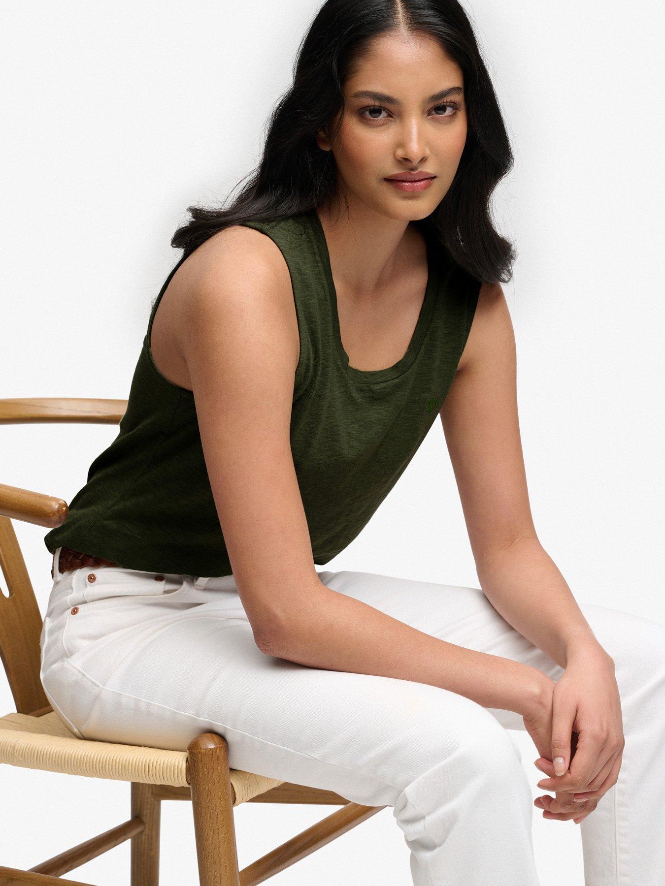 Image 4 of 6 of Superdry Scoop Neck Tank