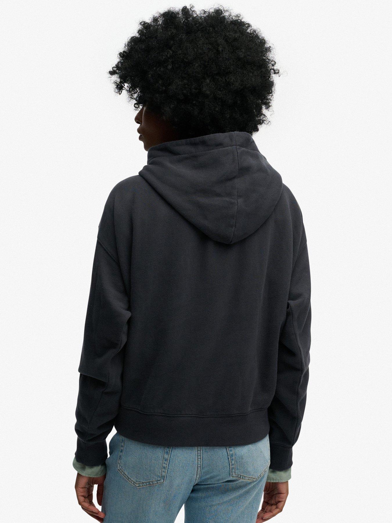  image of superdry-athletic-essentials-relaxed-hoodie-blue