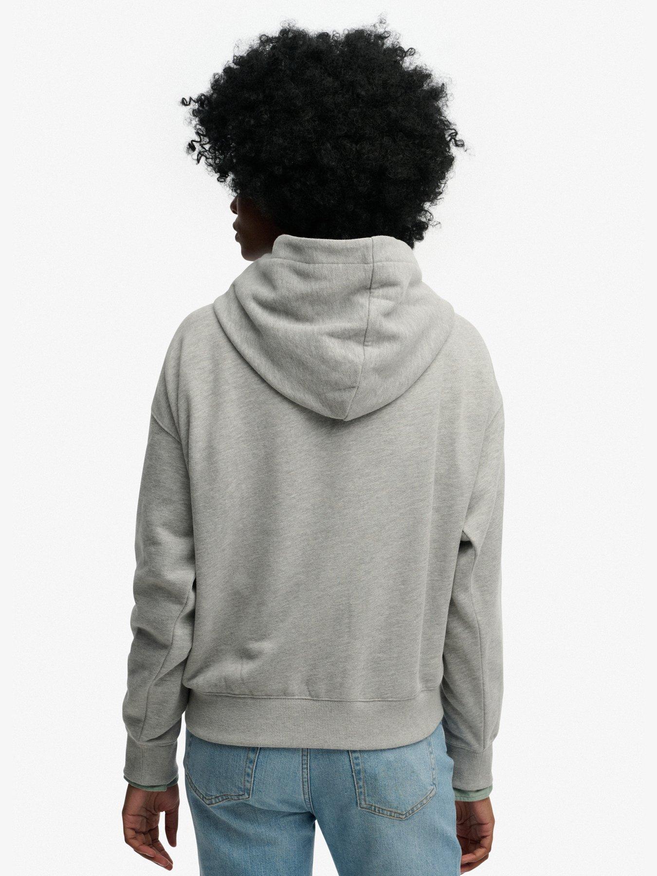  image of superdry-athletic-essentials-relaxed-hoodie-grey