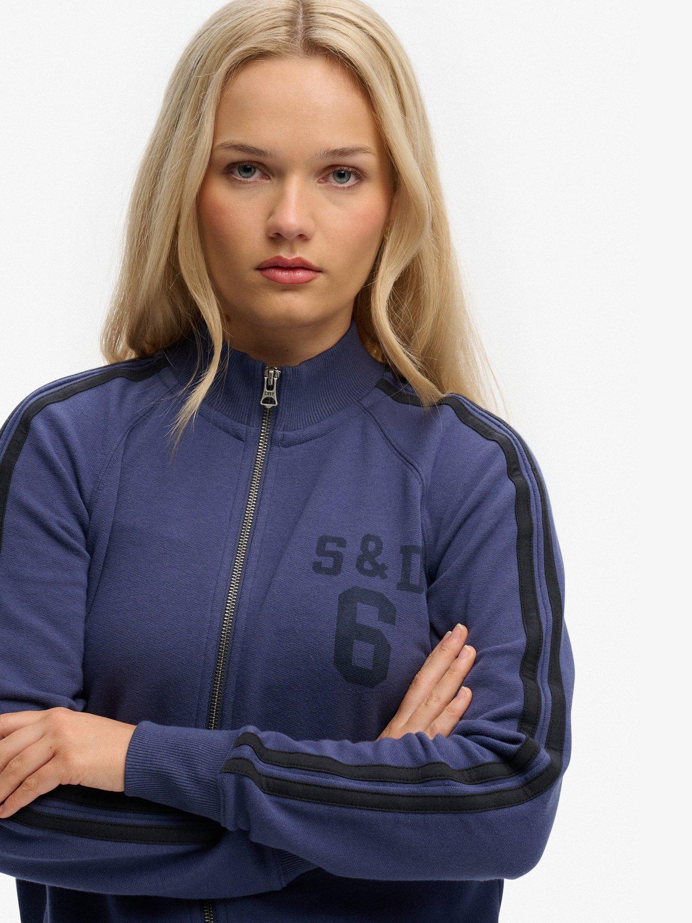  image of superdry-athletic-essentials-zip-through-track-top-blue