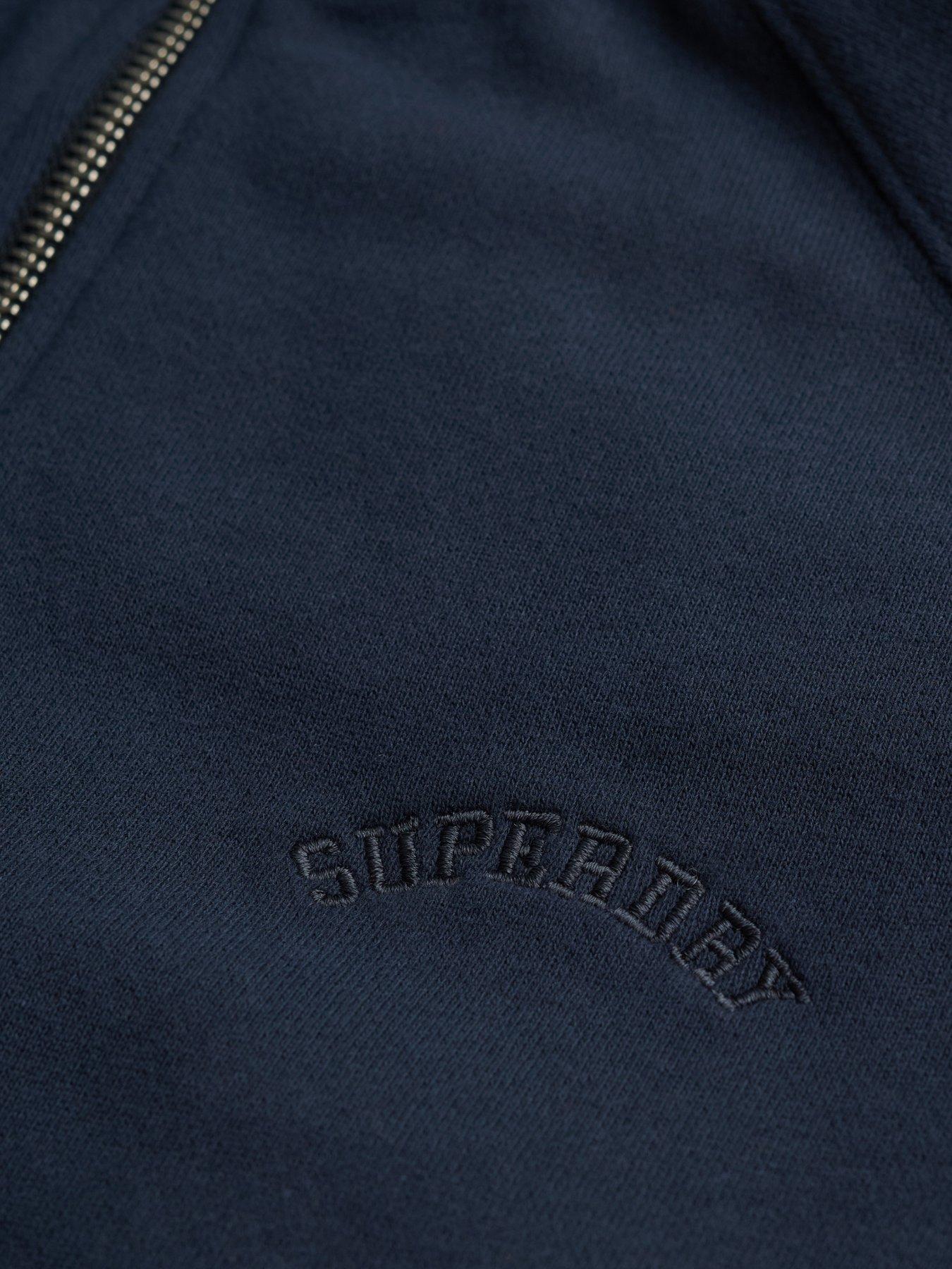 Image 6 of 6 of Superdry Essential Logo Zip Track Top - Blue