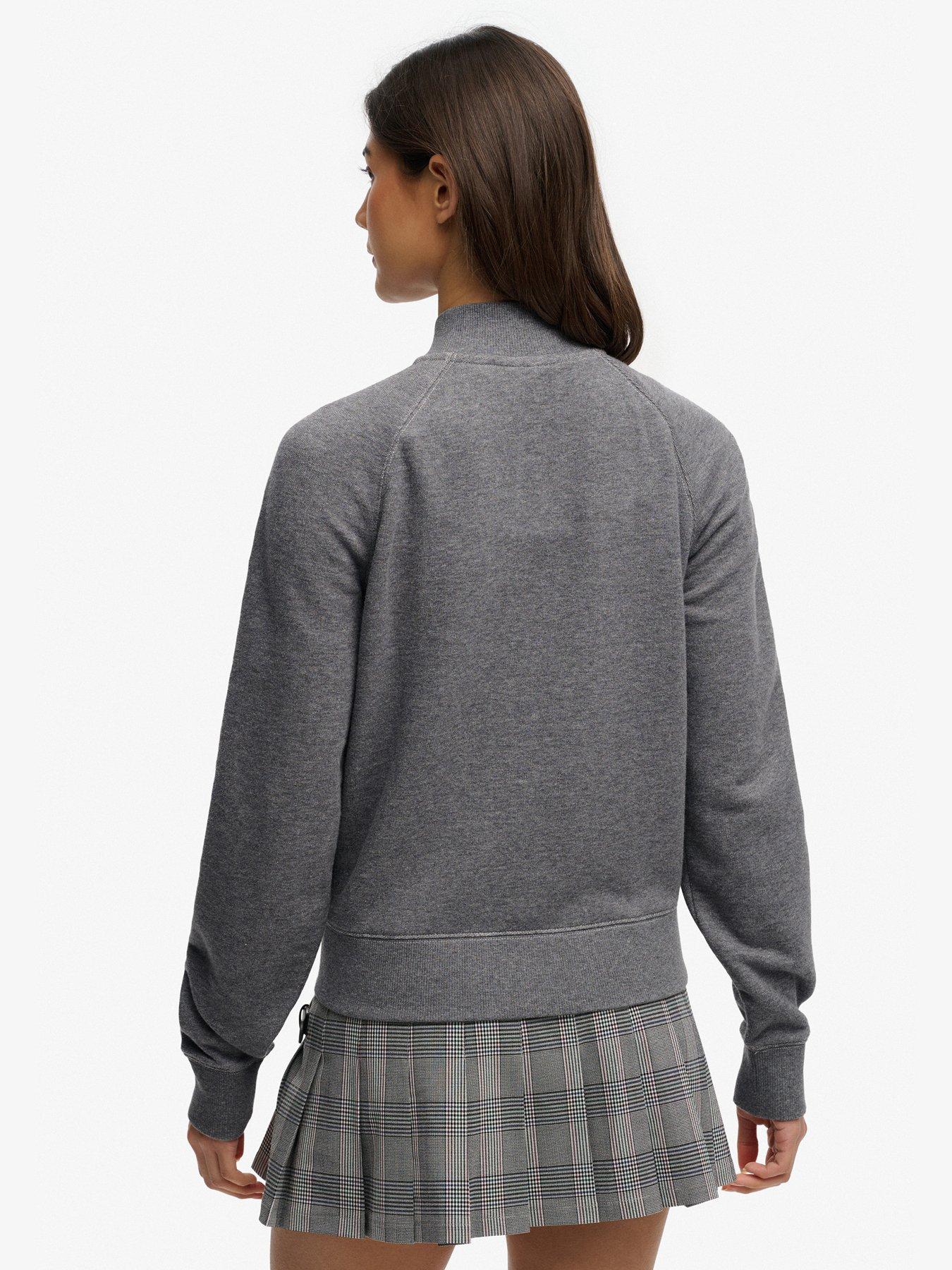  image of superdry-athletic-essentials-zip-through-track-top-grey