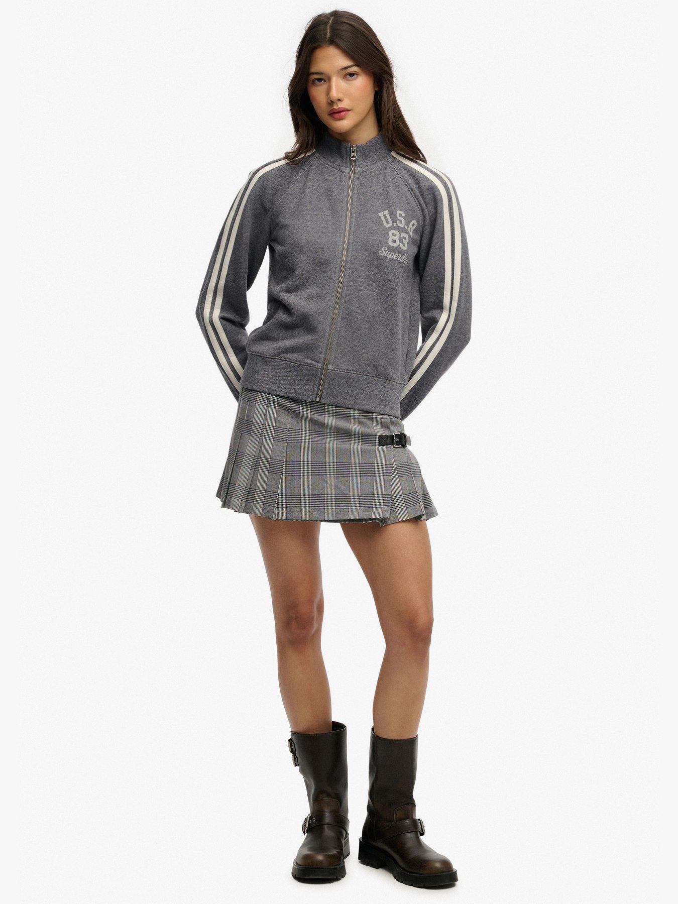  image of superdry-athletic-essentials-zip-through-track-top-grey