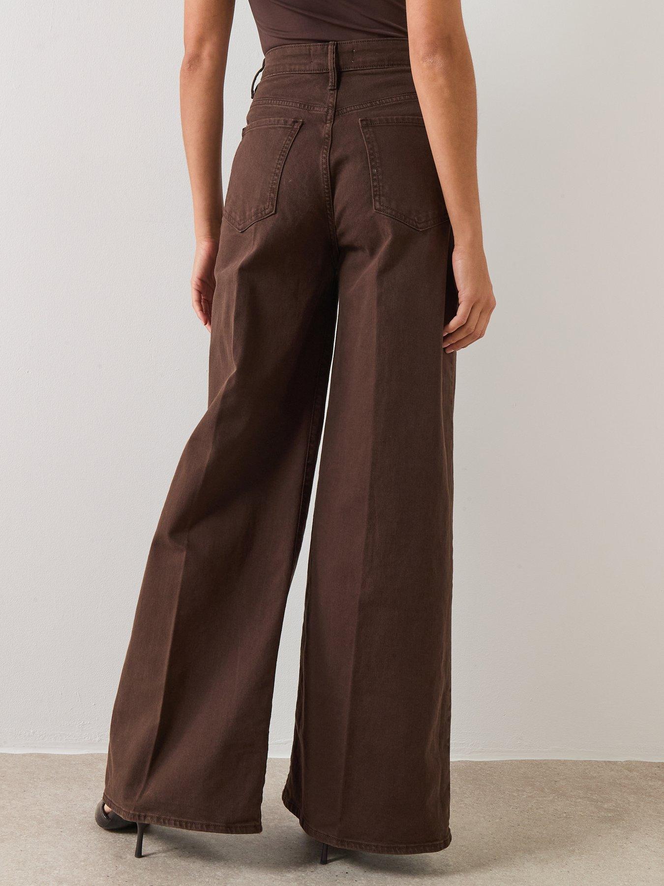  image of mango-jeans-elise-brown