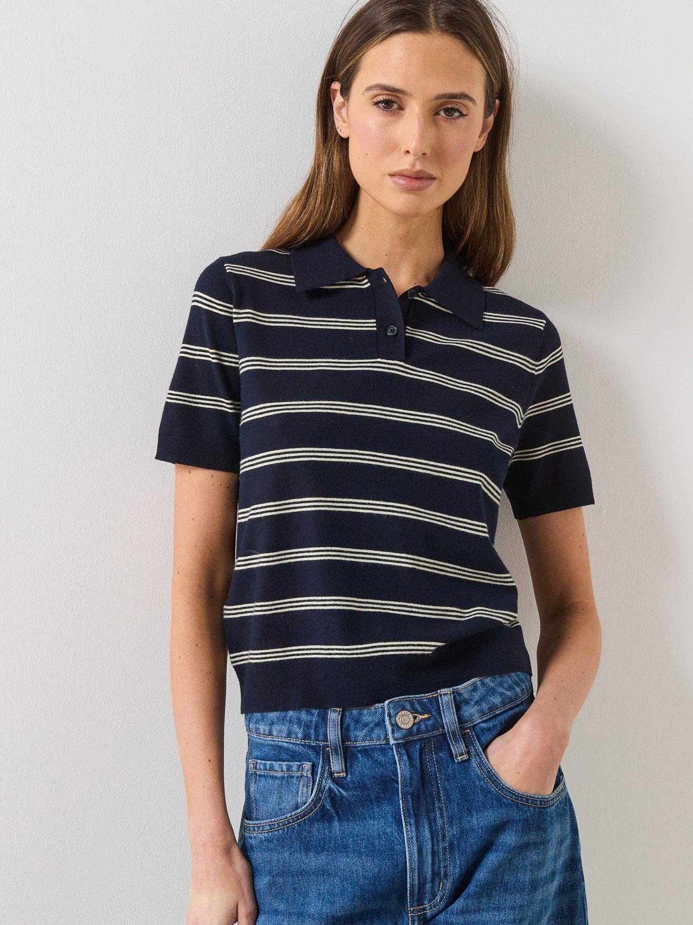Mango Jersey Luccamc - Navy