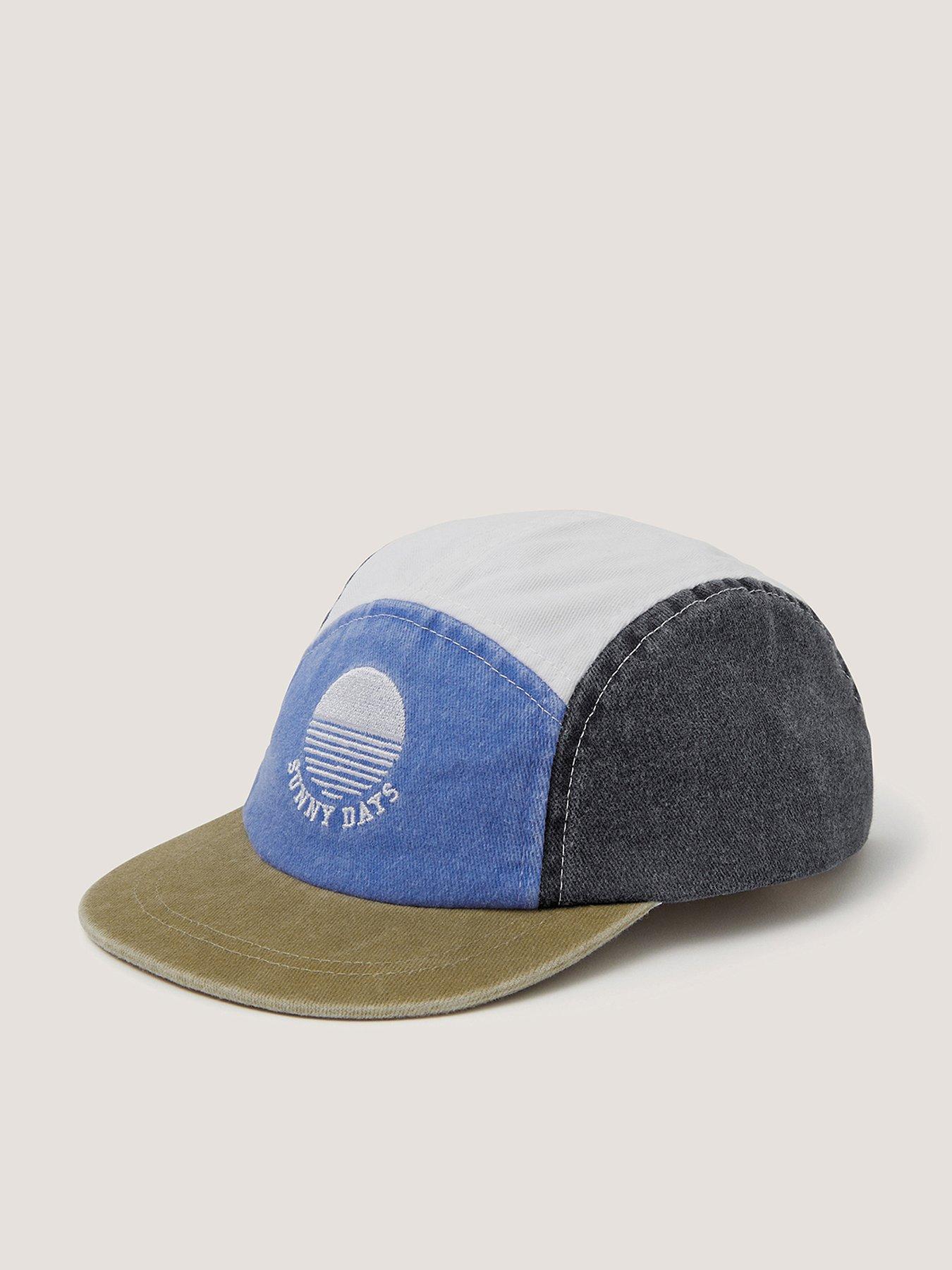 Image 1 of 3 of Monsoon Boys Colourblock Cap - Blue