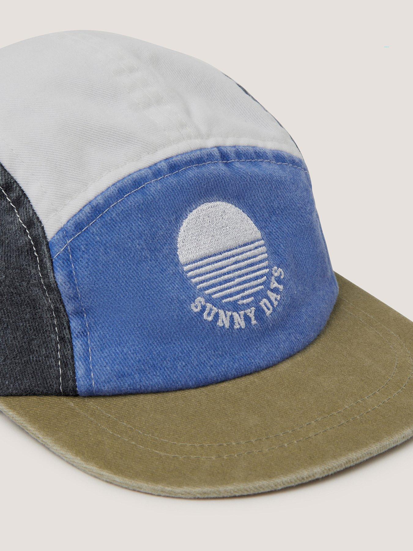 Image 3 of 3 of Monsoon Boys Colourblock Cap - Blue