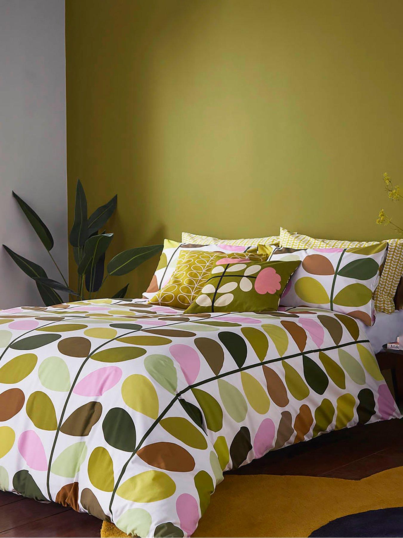 Orla Kiely Multi Stem 100% Cotton Spring Quilt Set