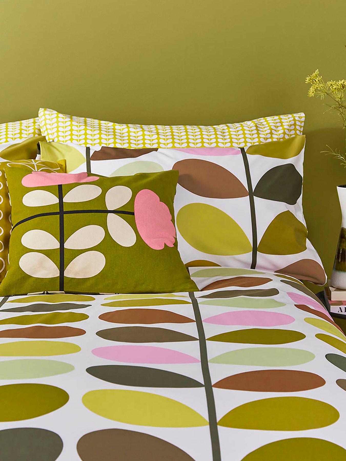  image of orla-kiely-multi-stem-100-cotton-spring-quilt-set